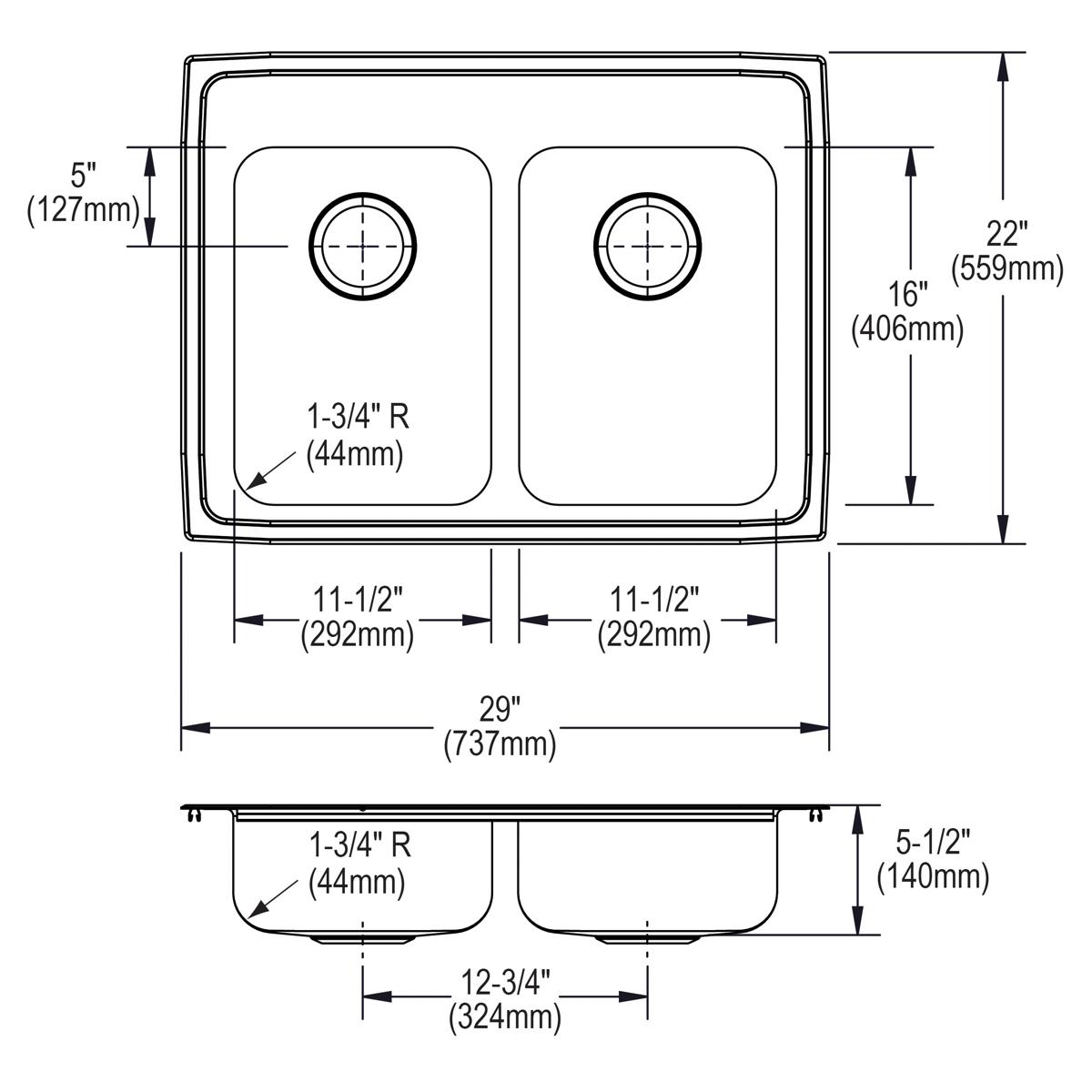 lustrous satin ada sink