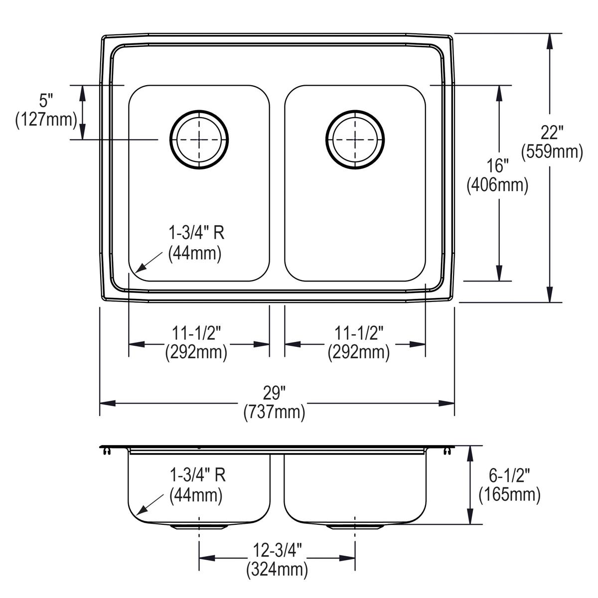 lustrous satin ada sink