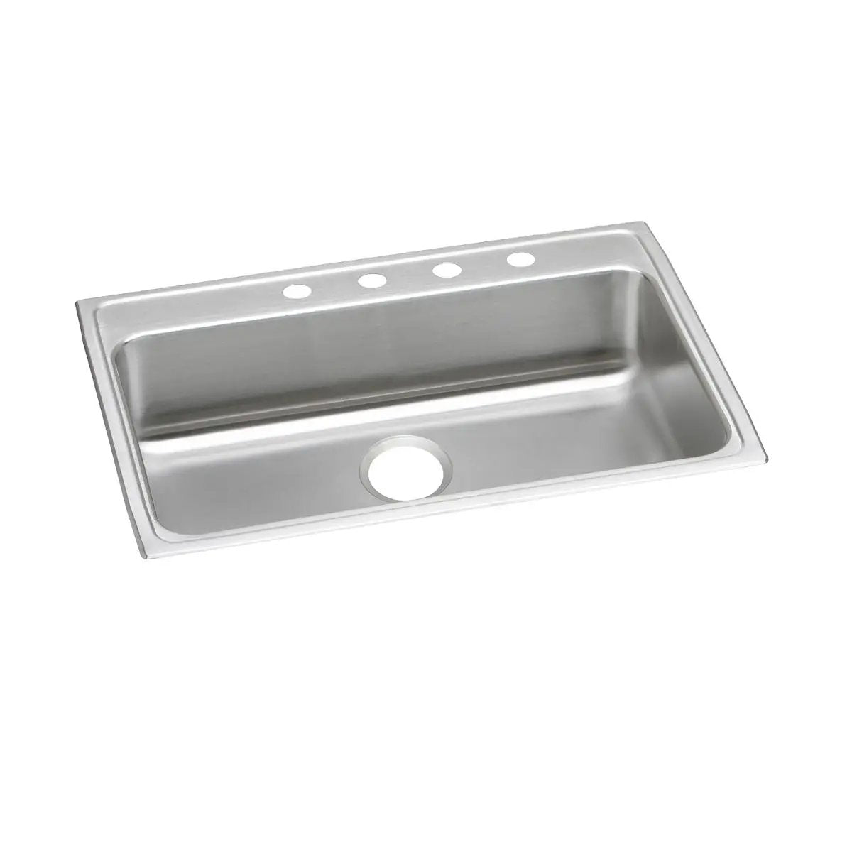 Elkay Lustertone Classic 31" x 22" x 5" MR2-Hole Single Bowl Drop-in ADA Sink by Elkay