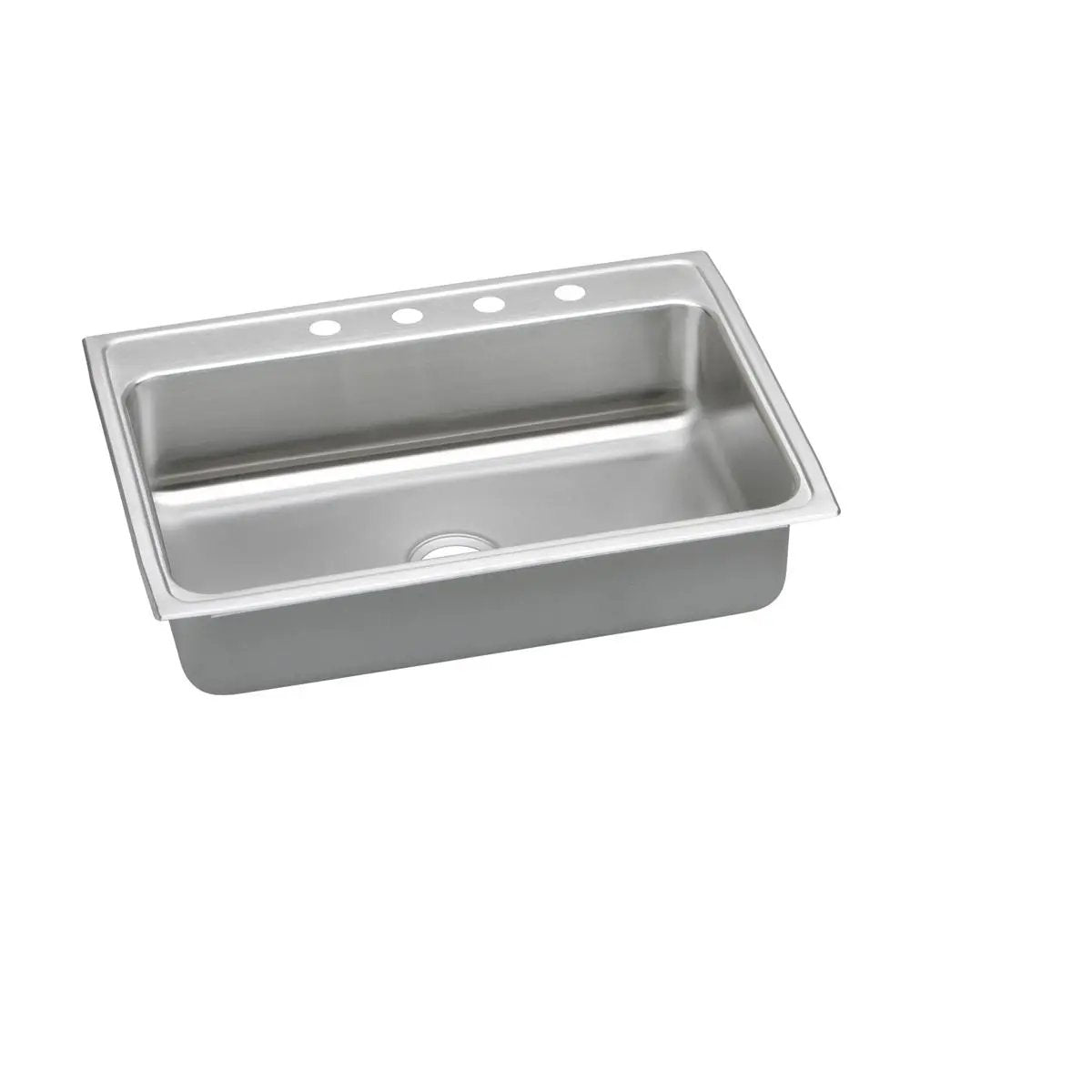 Elkay Lustertone Classic 31" x 22" x 6-1/2" MR2-Hole Single Bowl Drop-in ADA Sink with Quick-clip by Elkay