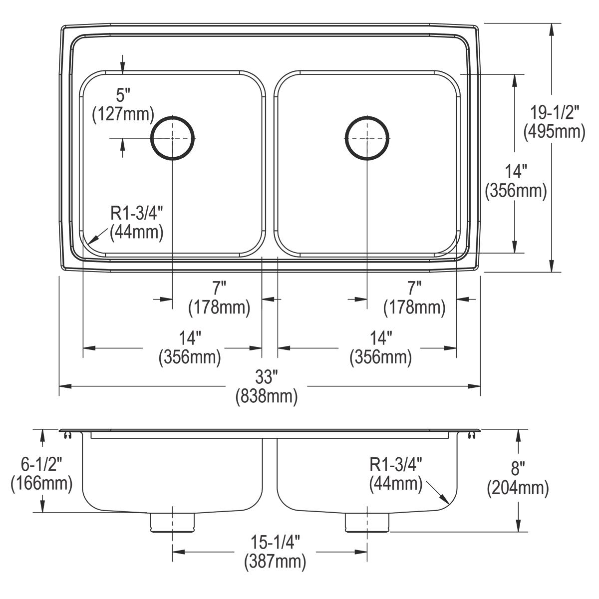 lustrous satin ada sink