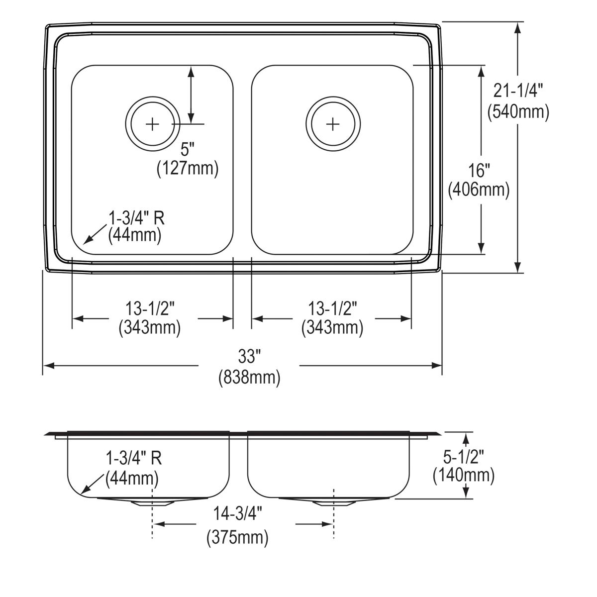 lustrous satin ada sink
