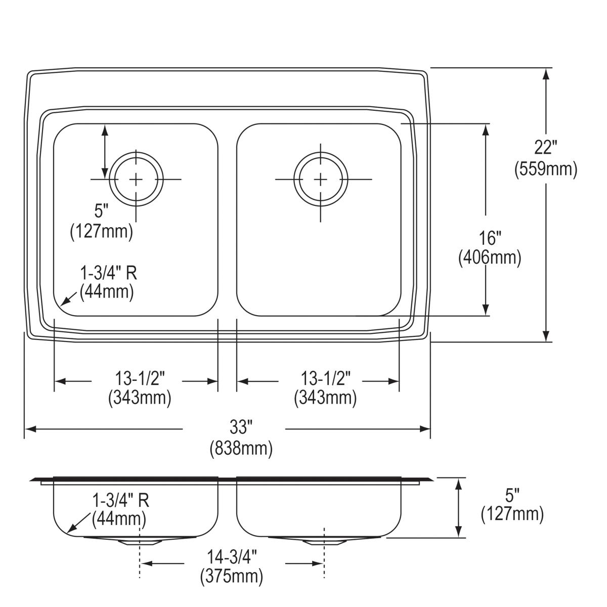 lustrous satin ada sink