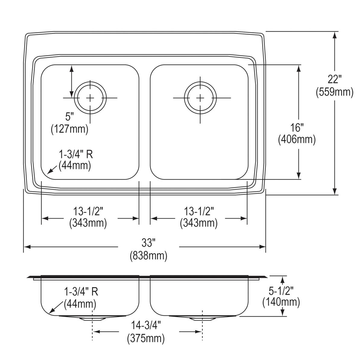 lustrous satin ada sink