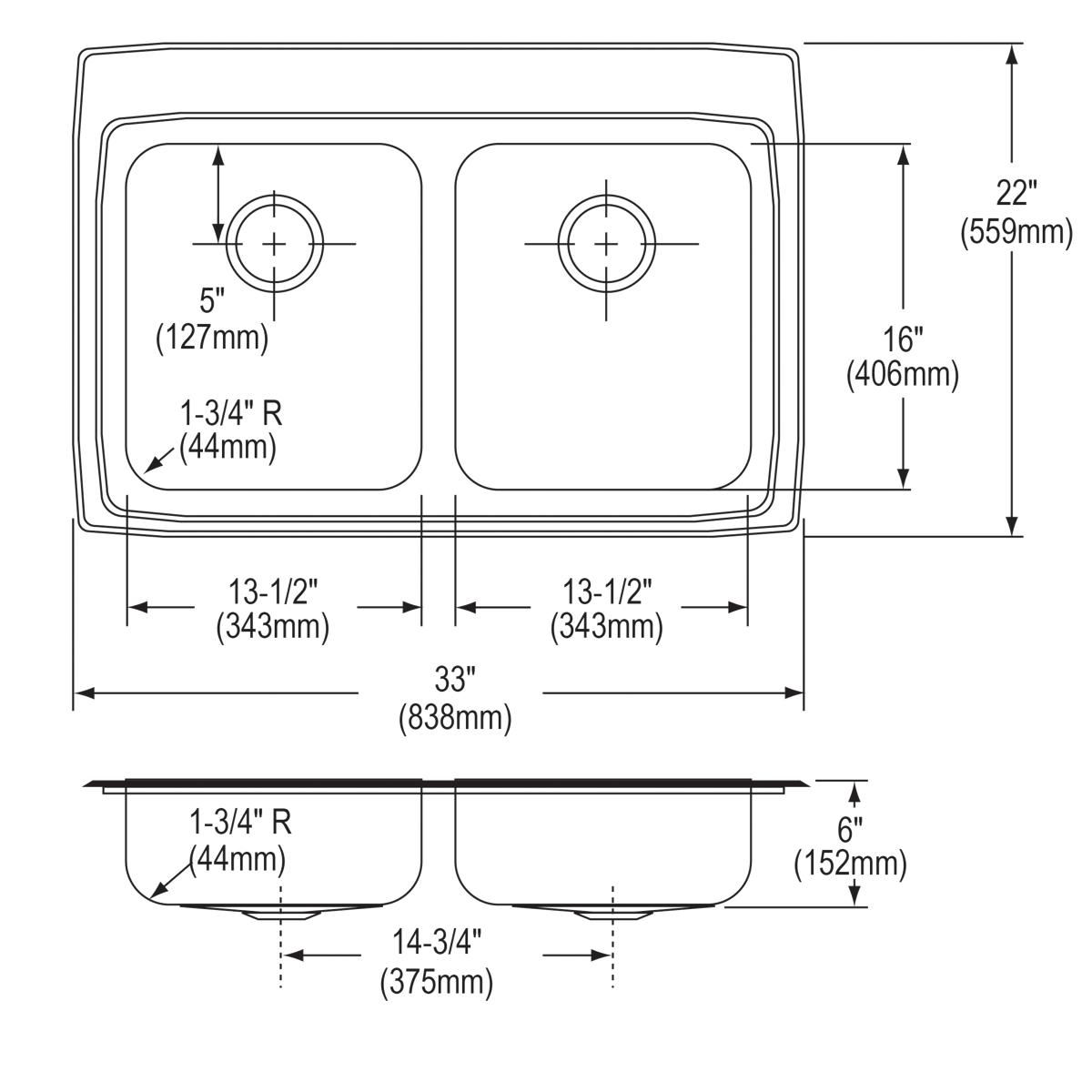 lustrous satin ada sink
