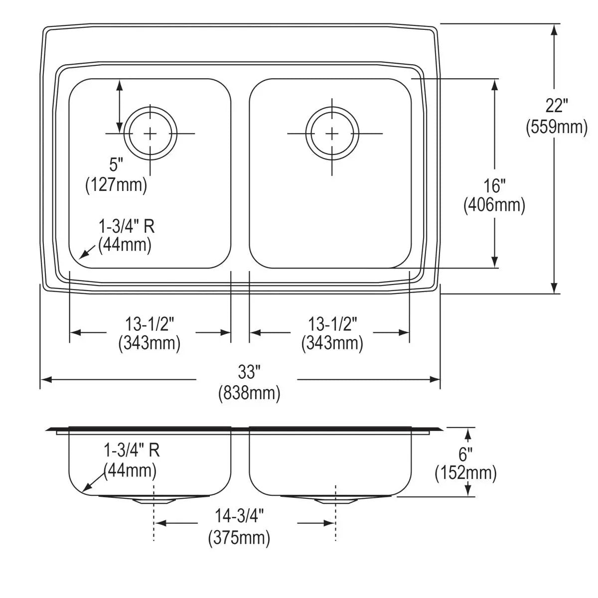 lustrous satin ada sink