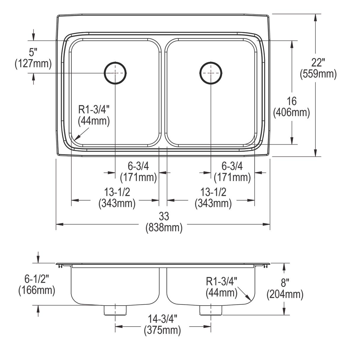 lustrous satin ada sink