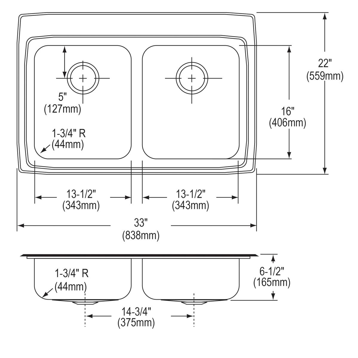 lustrous satin ada sink