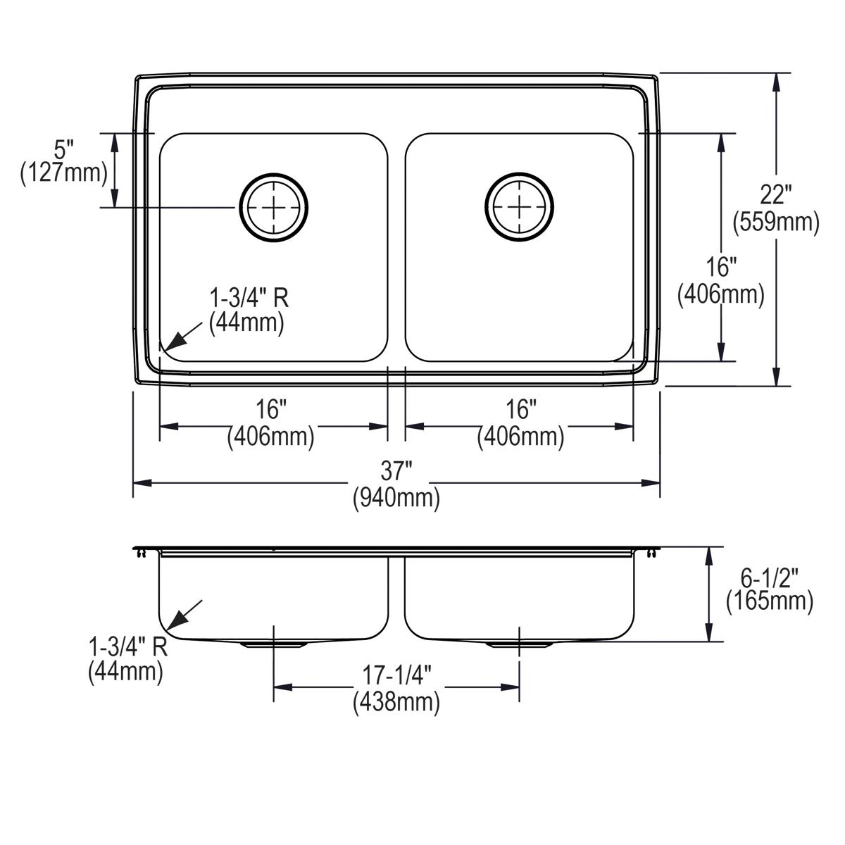 lustrous satin ada sink