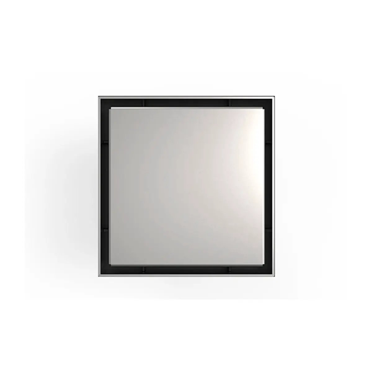 Infinity Drain 5" x 5" LSD 5 Solid Style Complete Kit with Cast Iron Drain Body, 2" Outlet by Infinity Drain