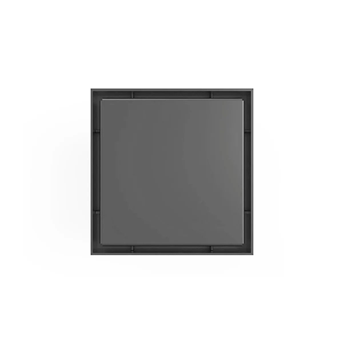 Infinity Drain 5" x 5" LSD 5 Solid Style Complete Kit with PVC Drain Body, 2" Outlet by Infinity Drain
