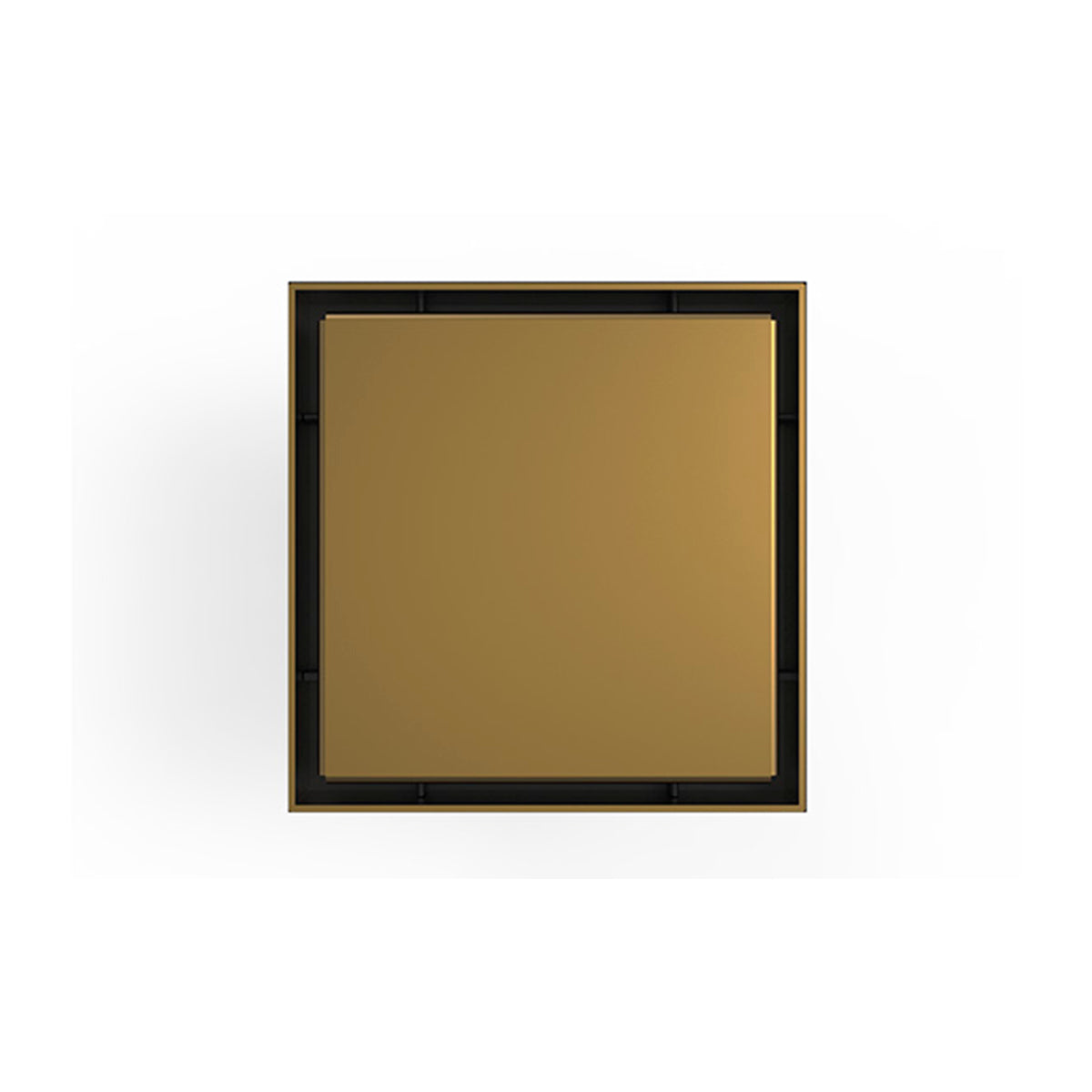 Infinity Drain 5" x 5" LSD 5 Solid Style Complete Kit with Stainless Steel Bonded Flange, 2" No Hub Outlet