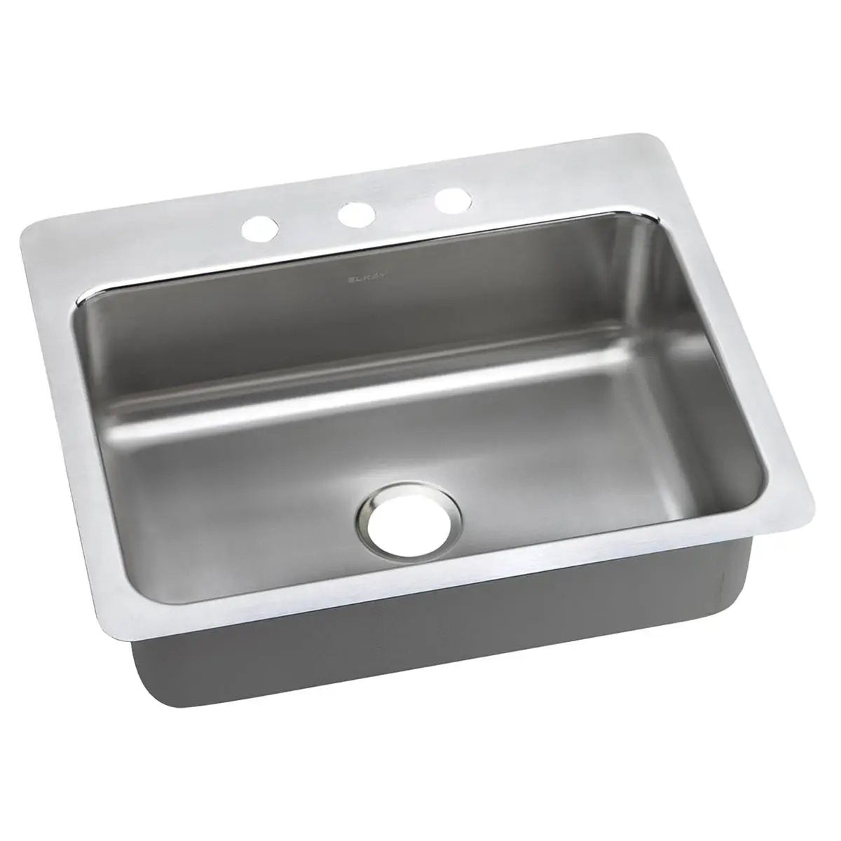Elkay Lustertone Classic 27" x 22" x 8" Single Bowl Dual Mount Sink by Elkay