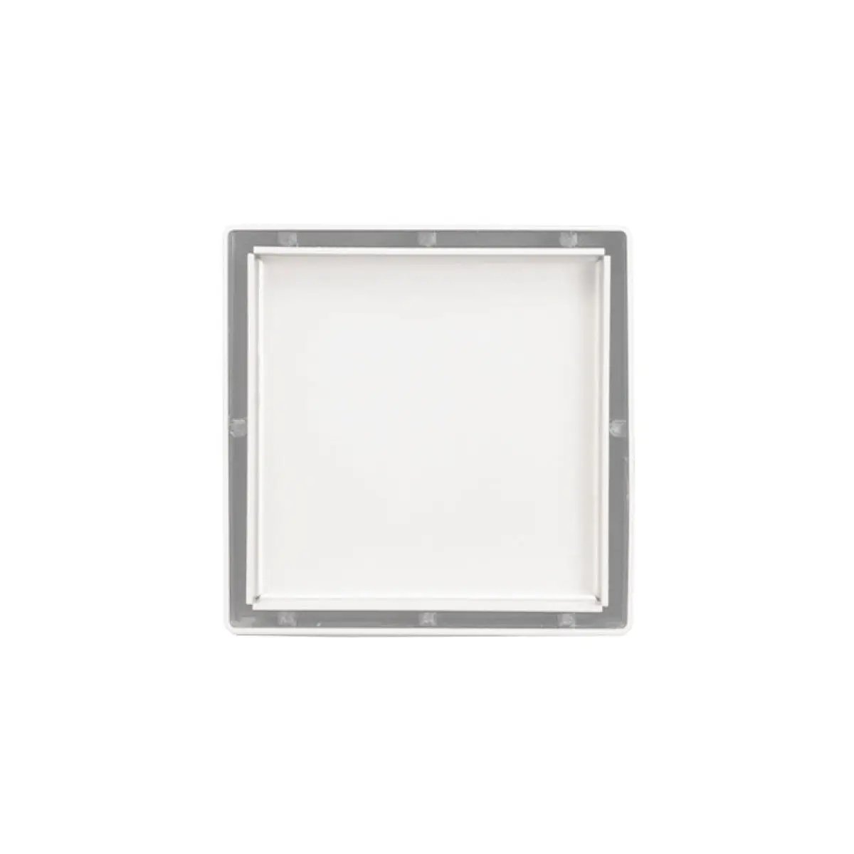 Infinity Drain 4" x 4" LTD 4 Tile Insert Complete Kit with PVC Drain Body, 2" Outlet by Infinity Drain