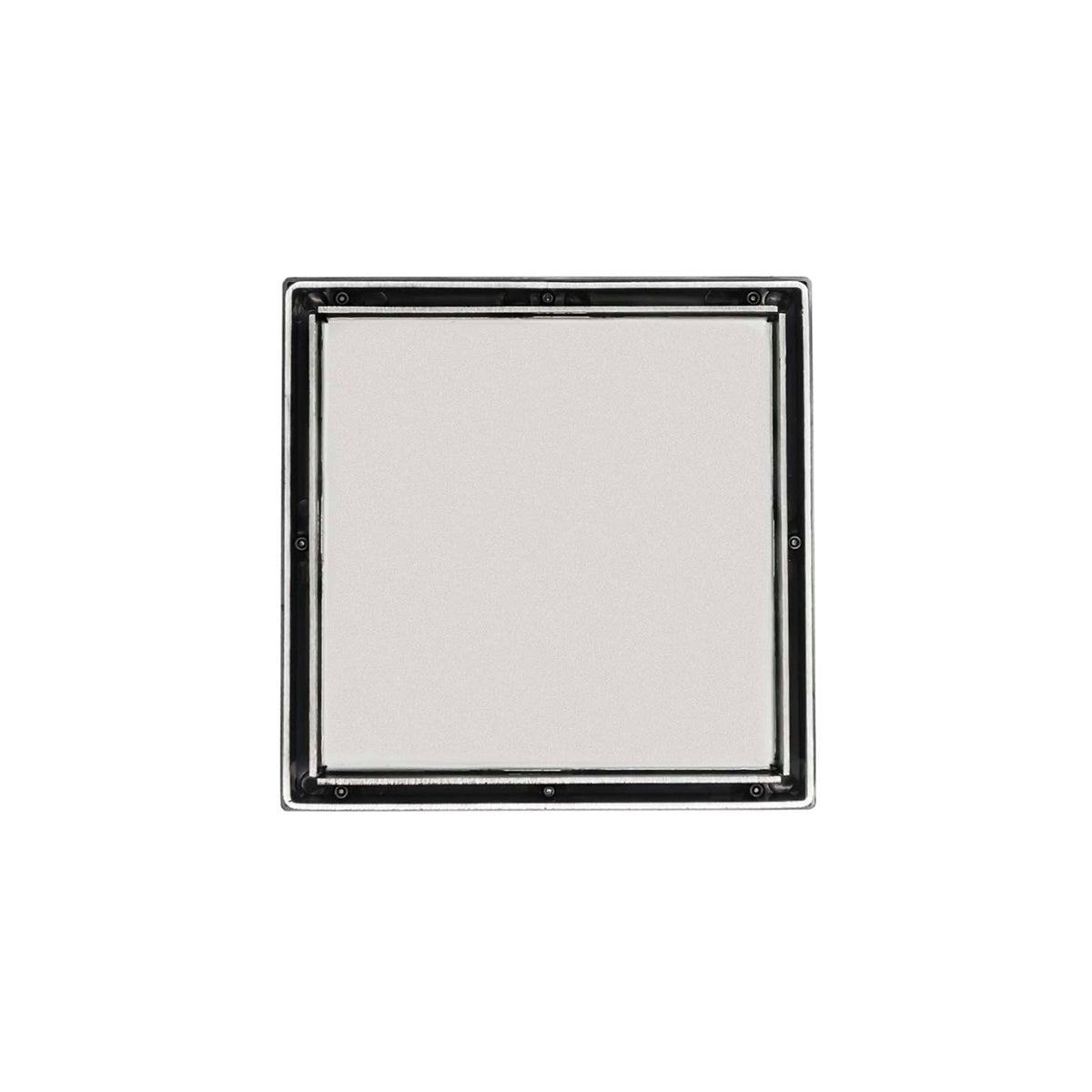 Infinity Drain 5" x 5" LTD 5 Tile Insert Complete Kit with ABS Drain Body, 2" Outlet by Infinity Drain