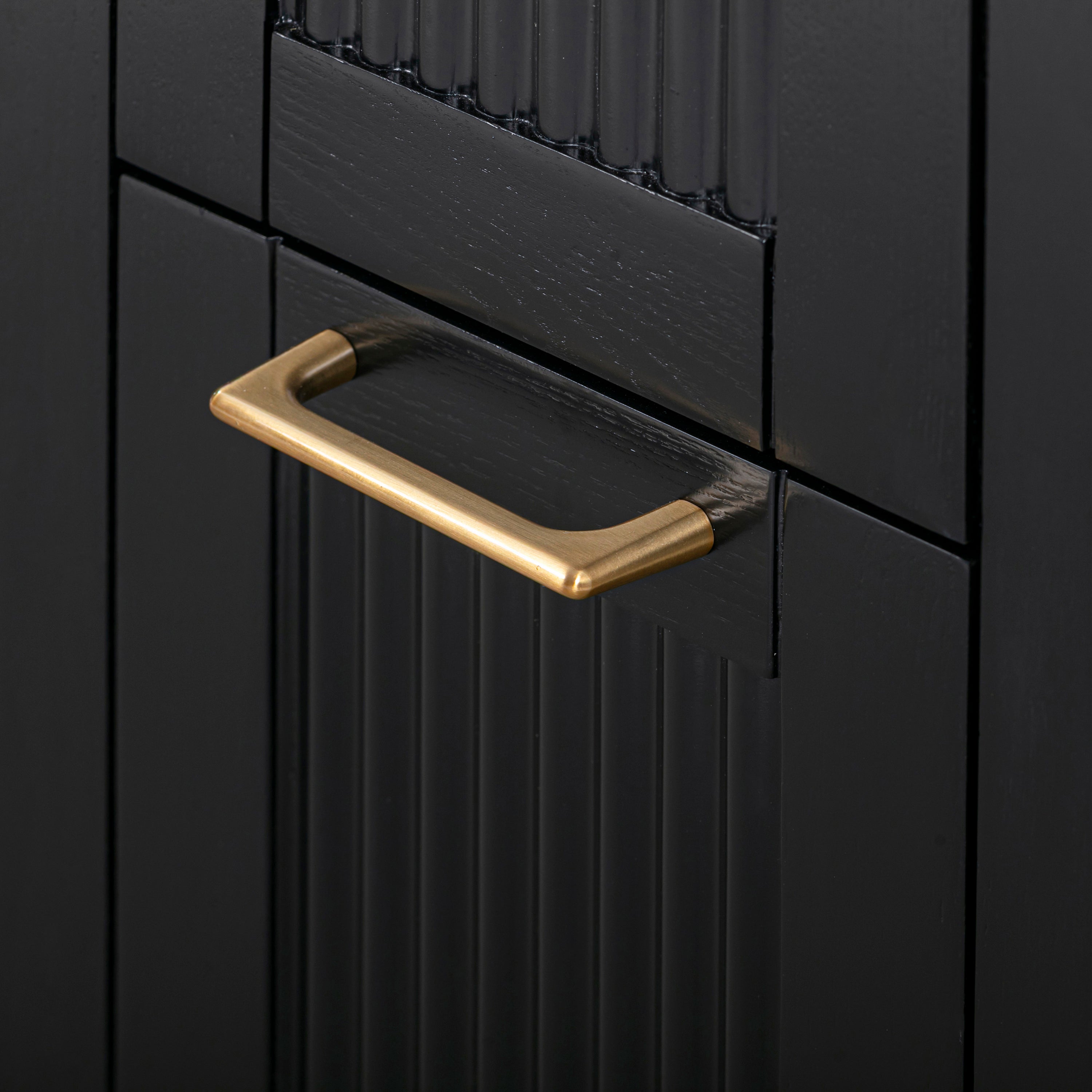 black oak vanity base