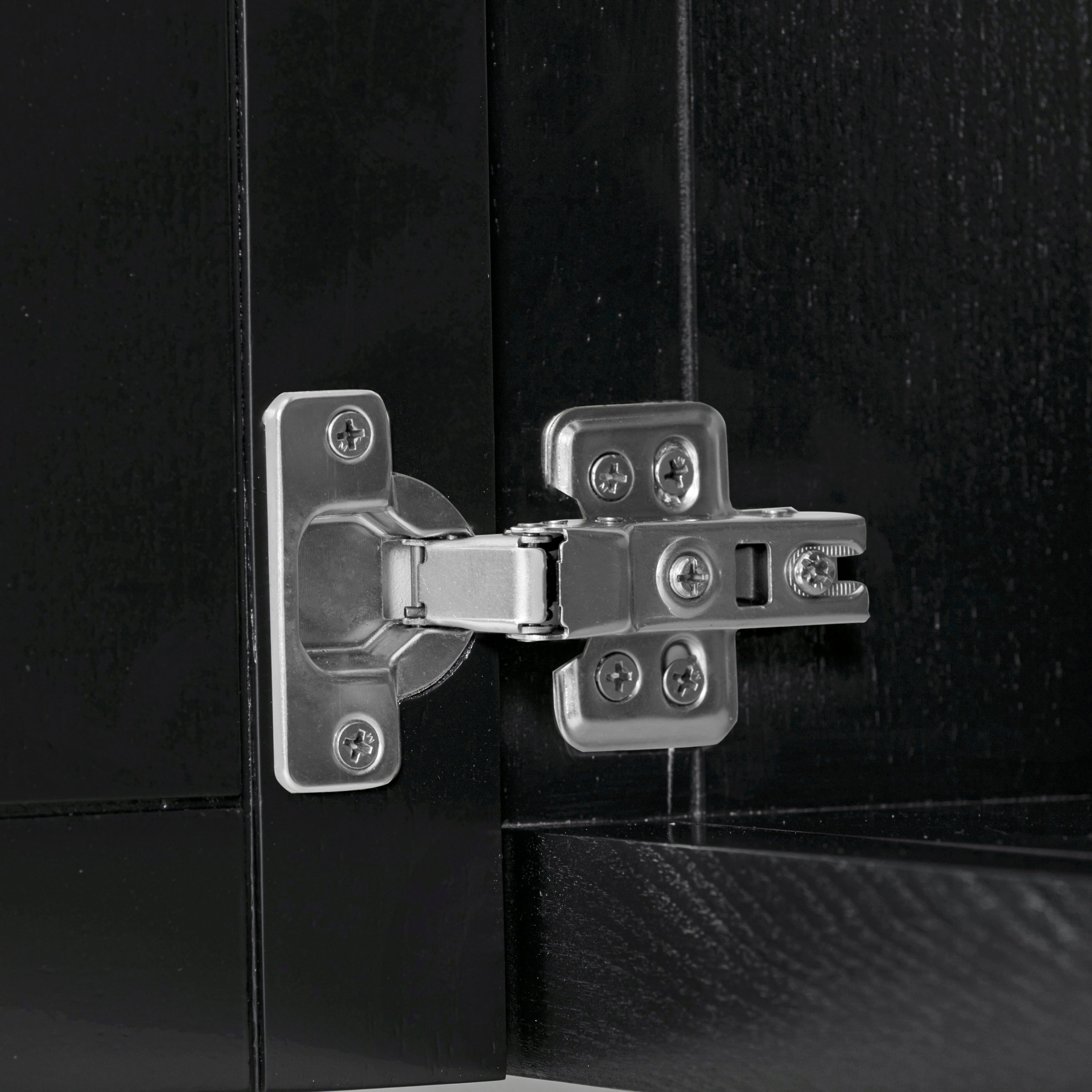 black oak vanity set