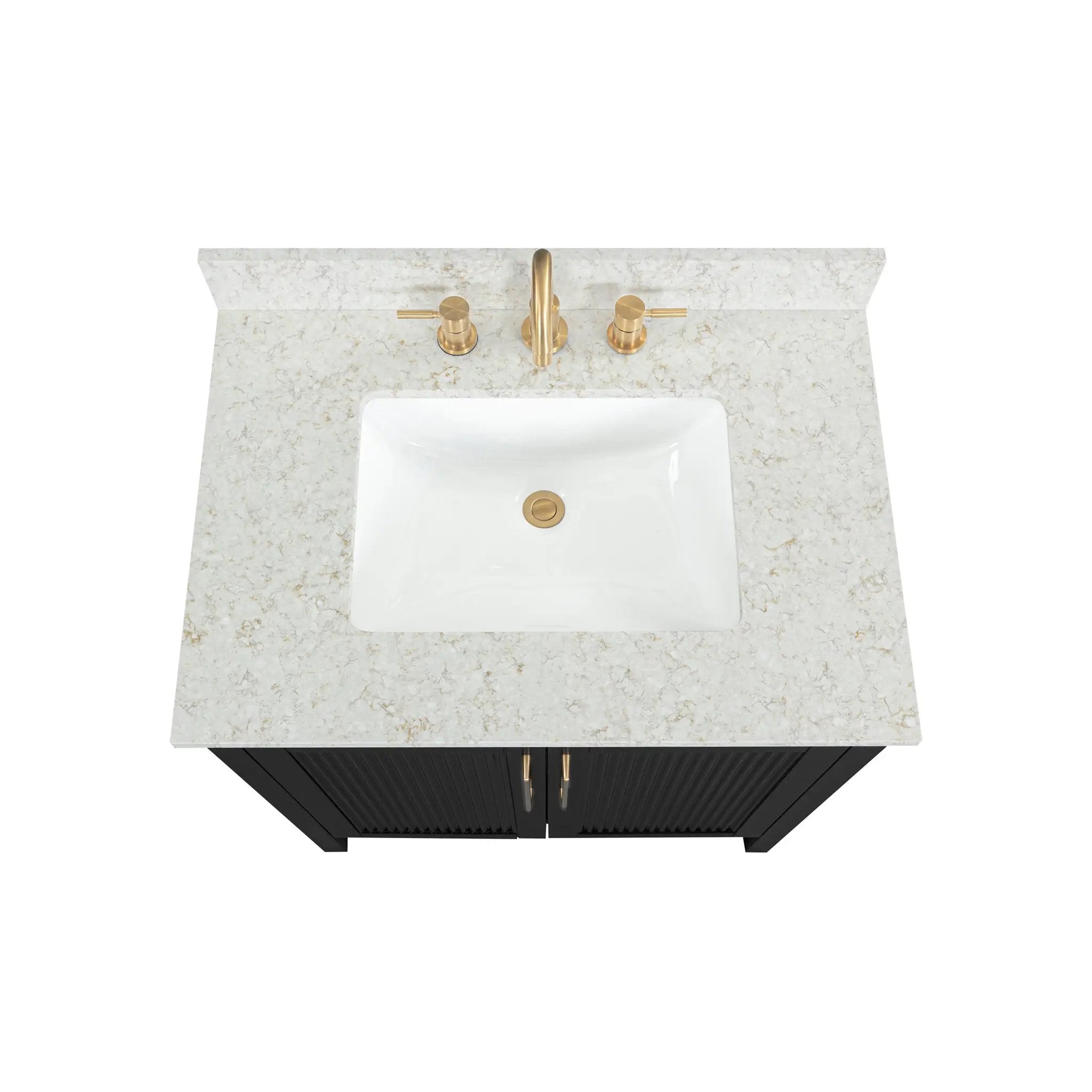 black oak vanity set