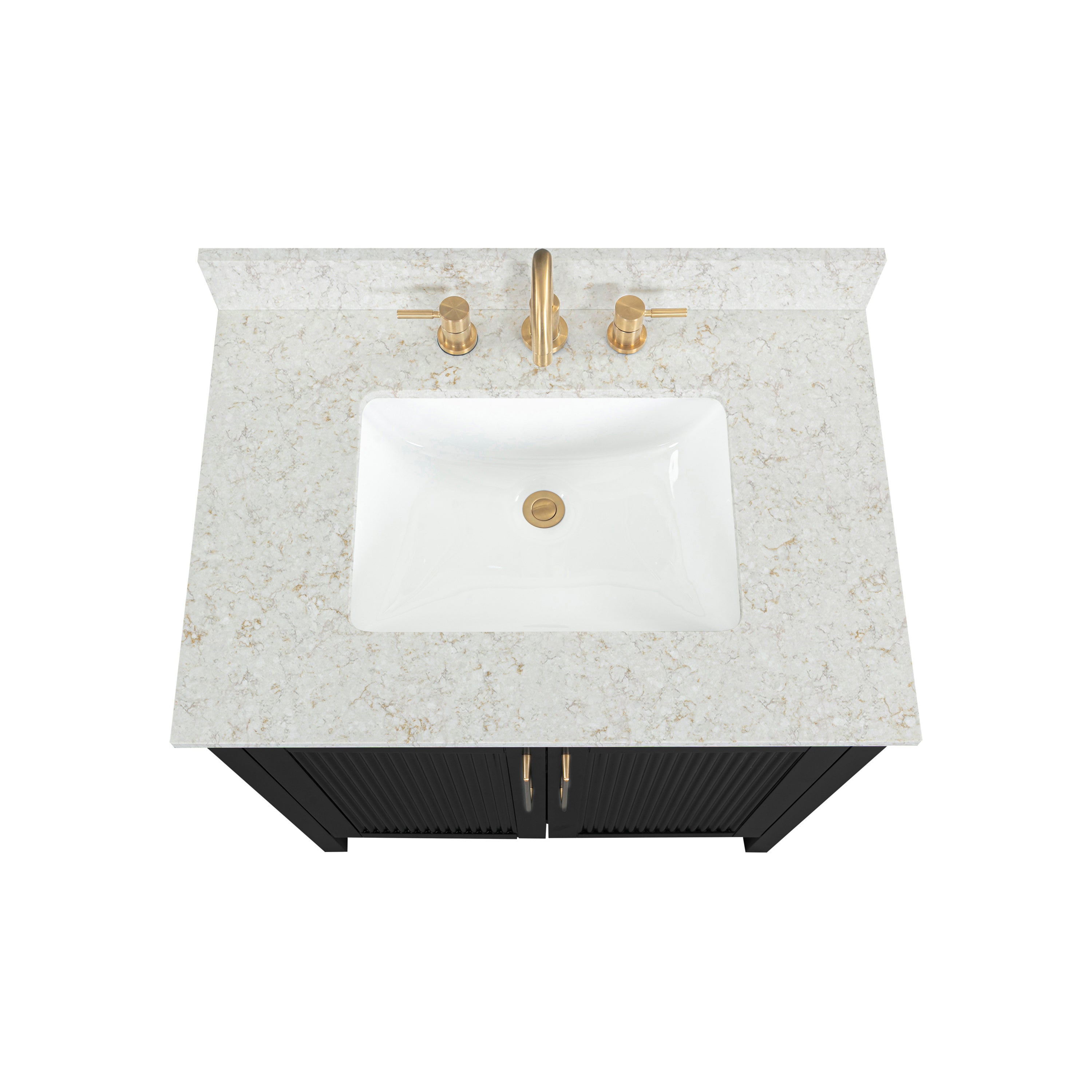 black oak vanity set