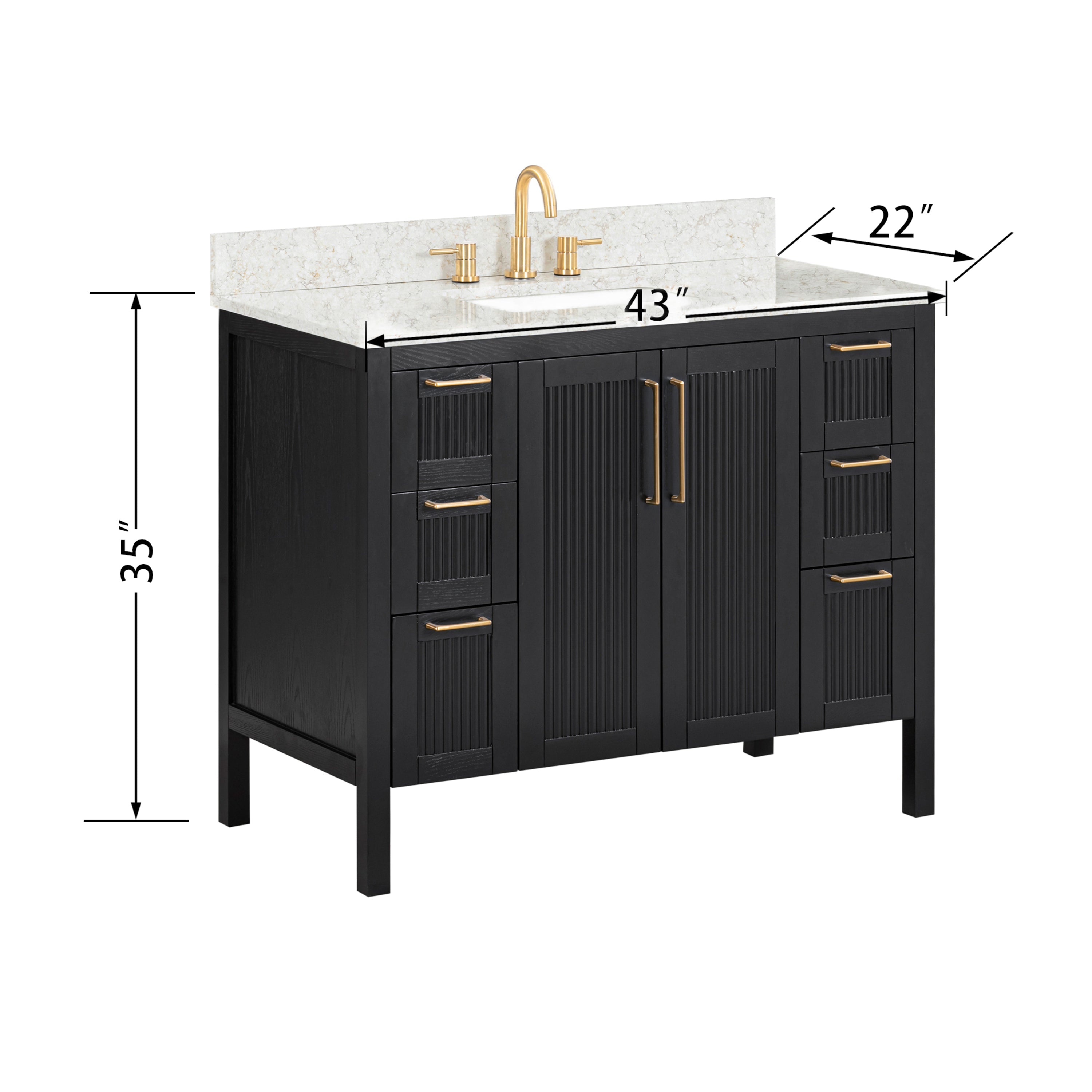 dimension image vanity set