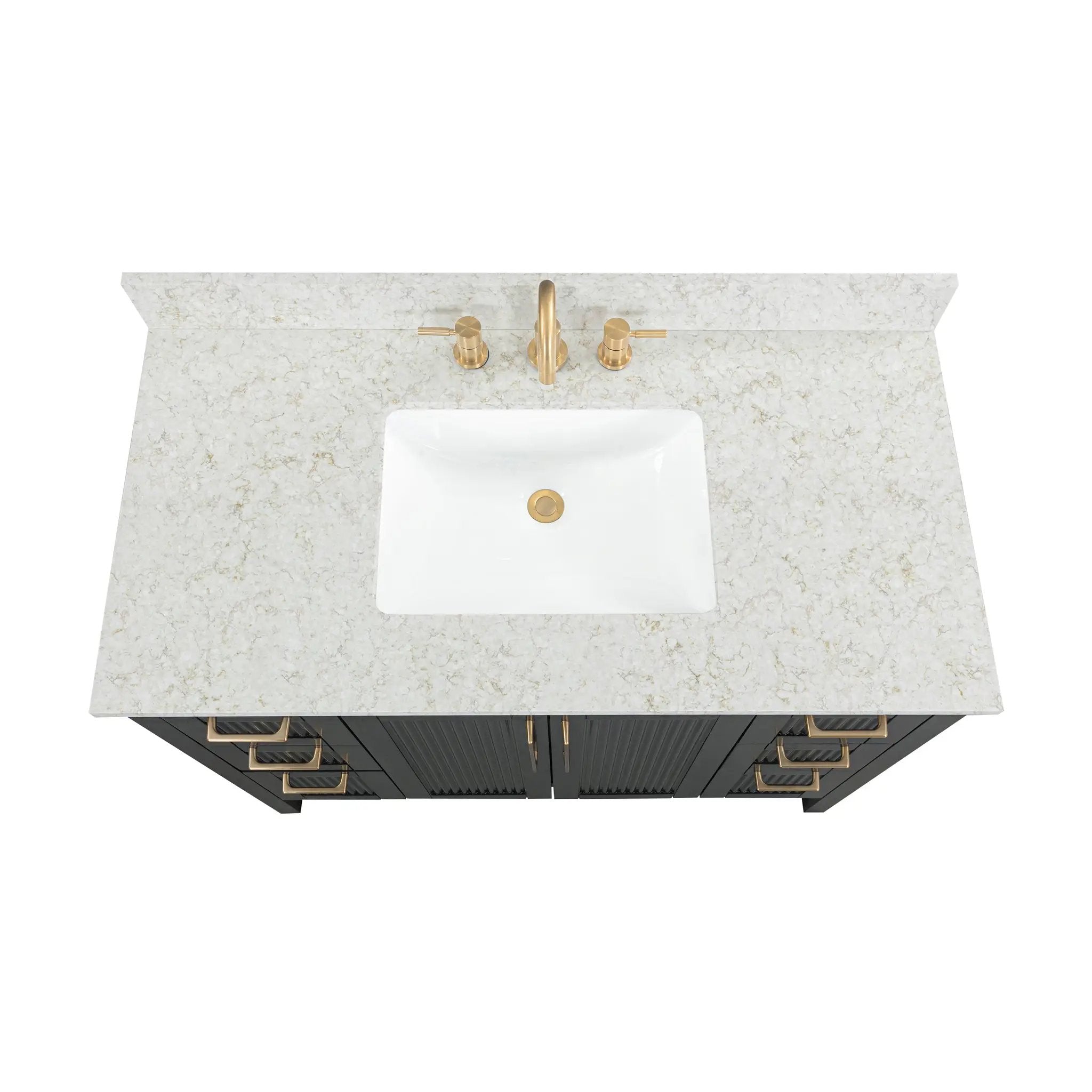 black oak vanity set