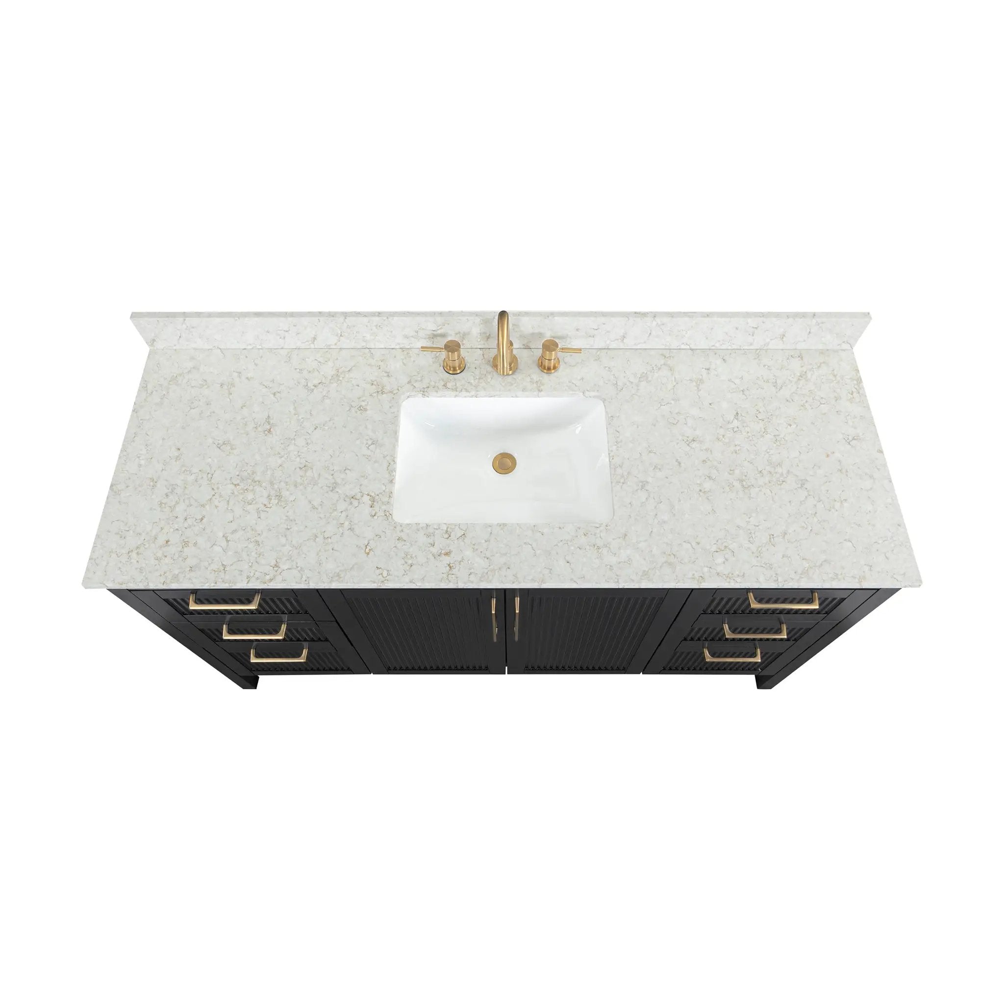 black oak vanity set