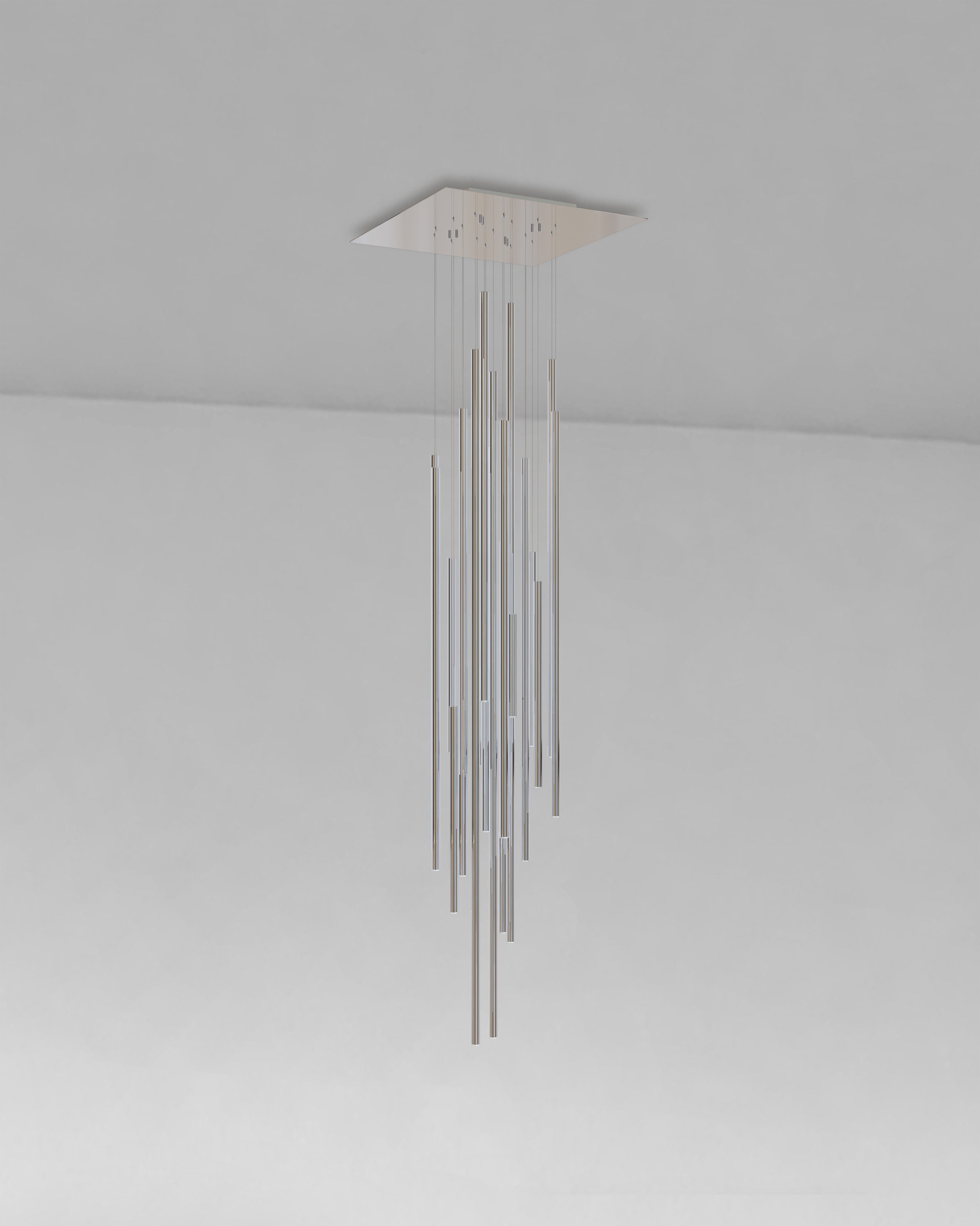 chrome chandelier