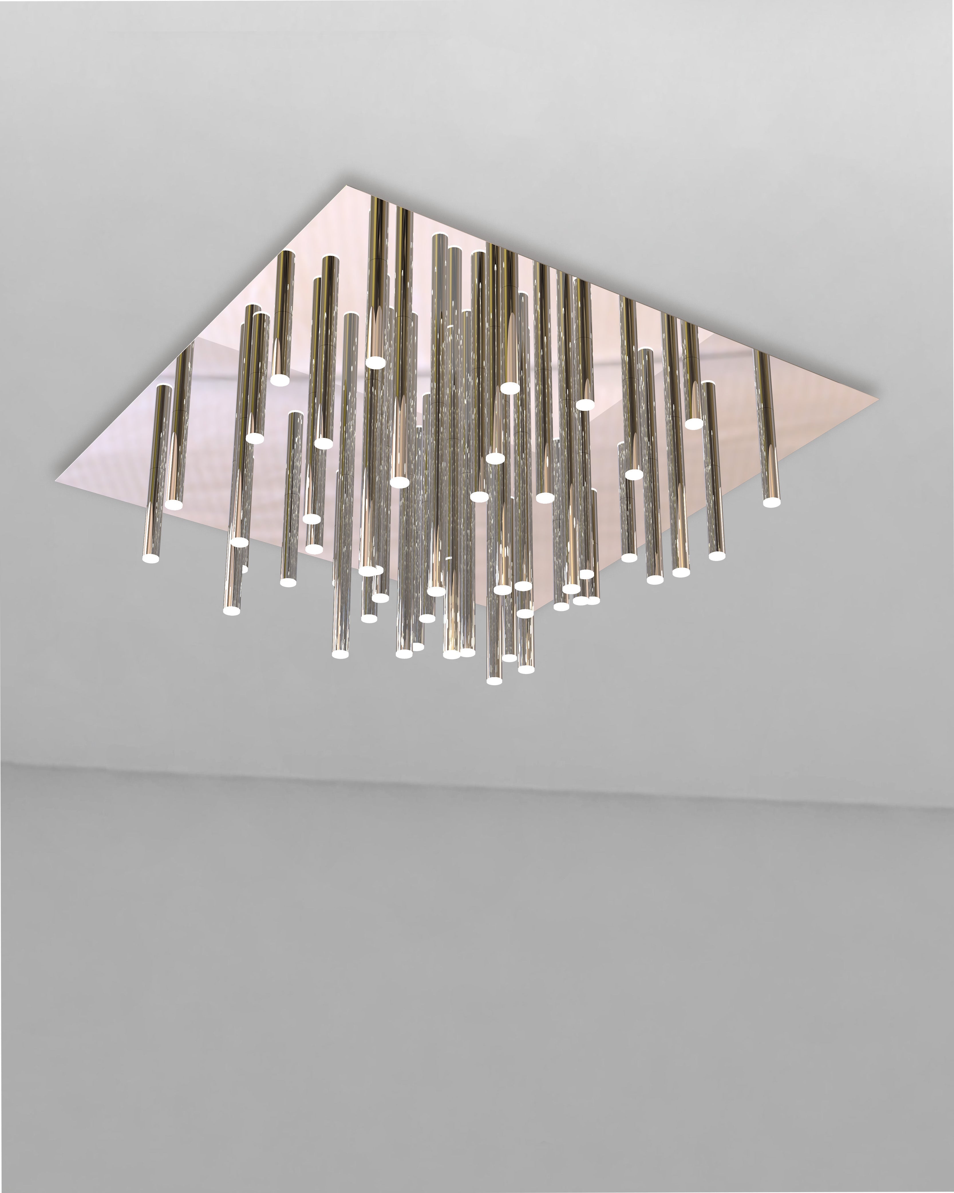 chrome chandelier