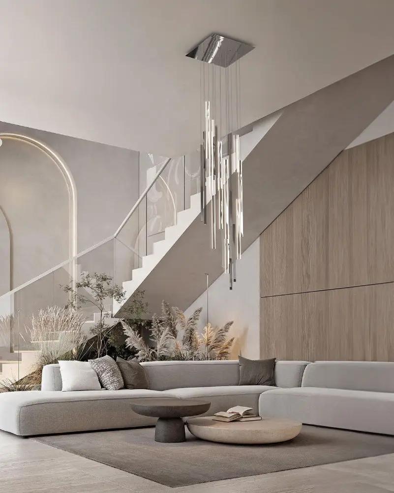 chrome chandelier