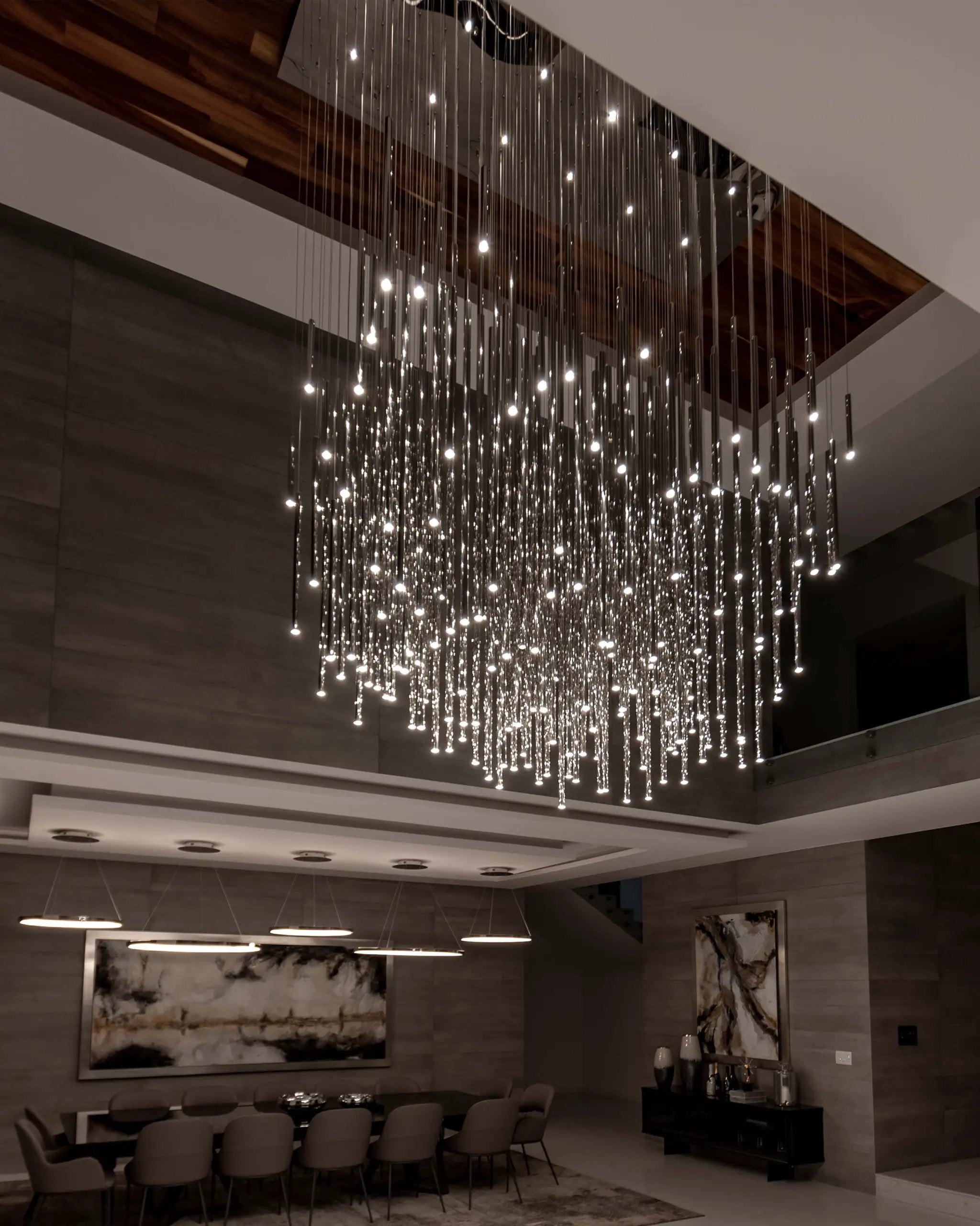 dark reflex chandelier