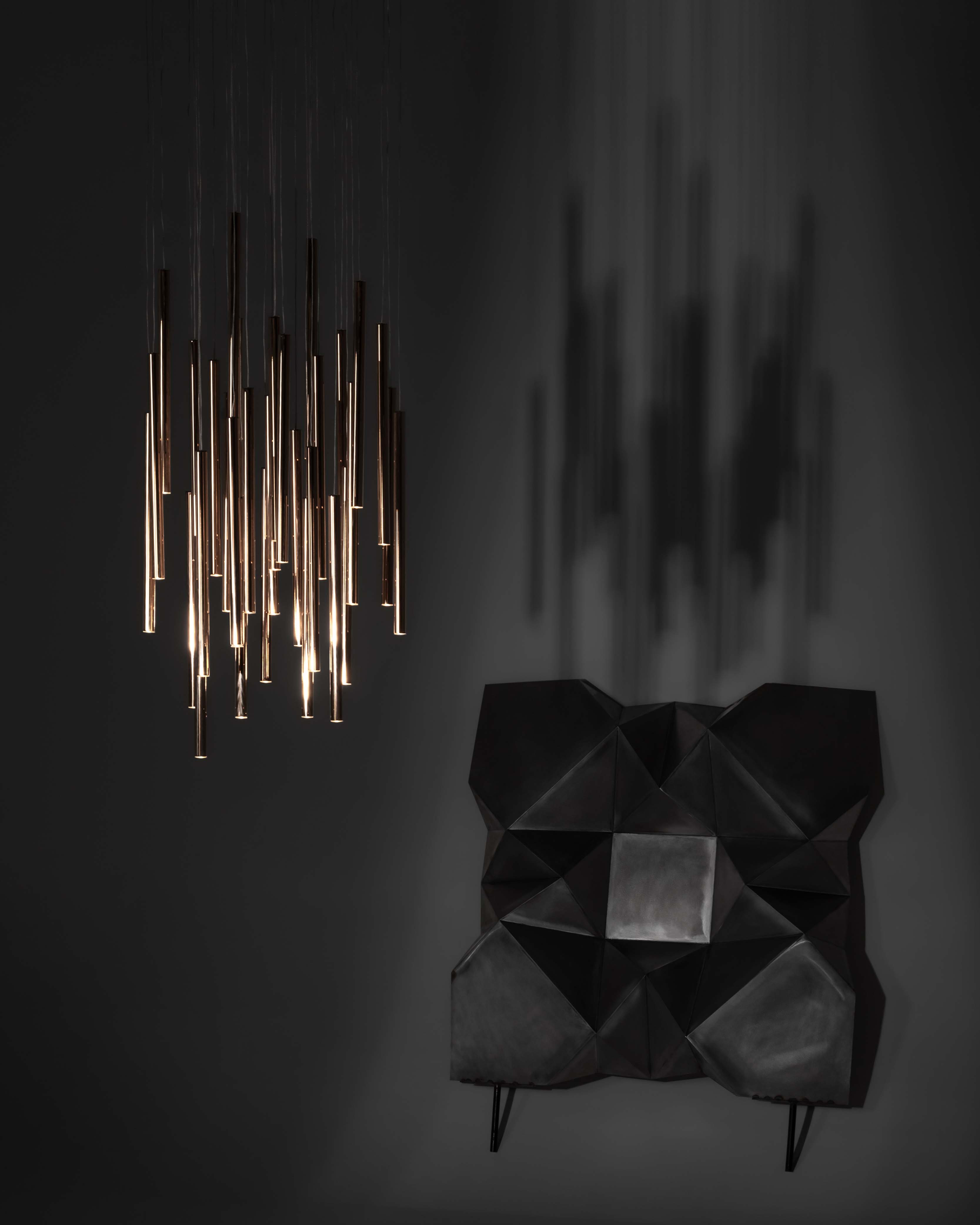 rose cooper chandelier