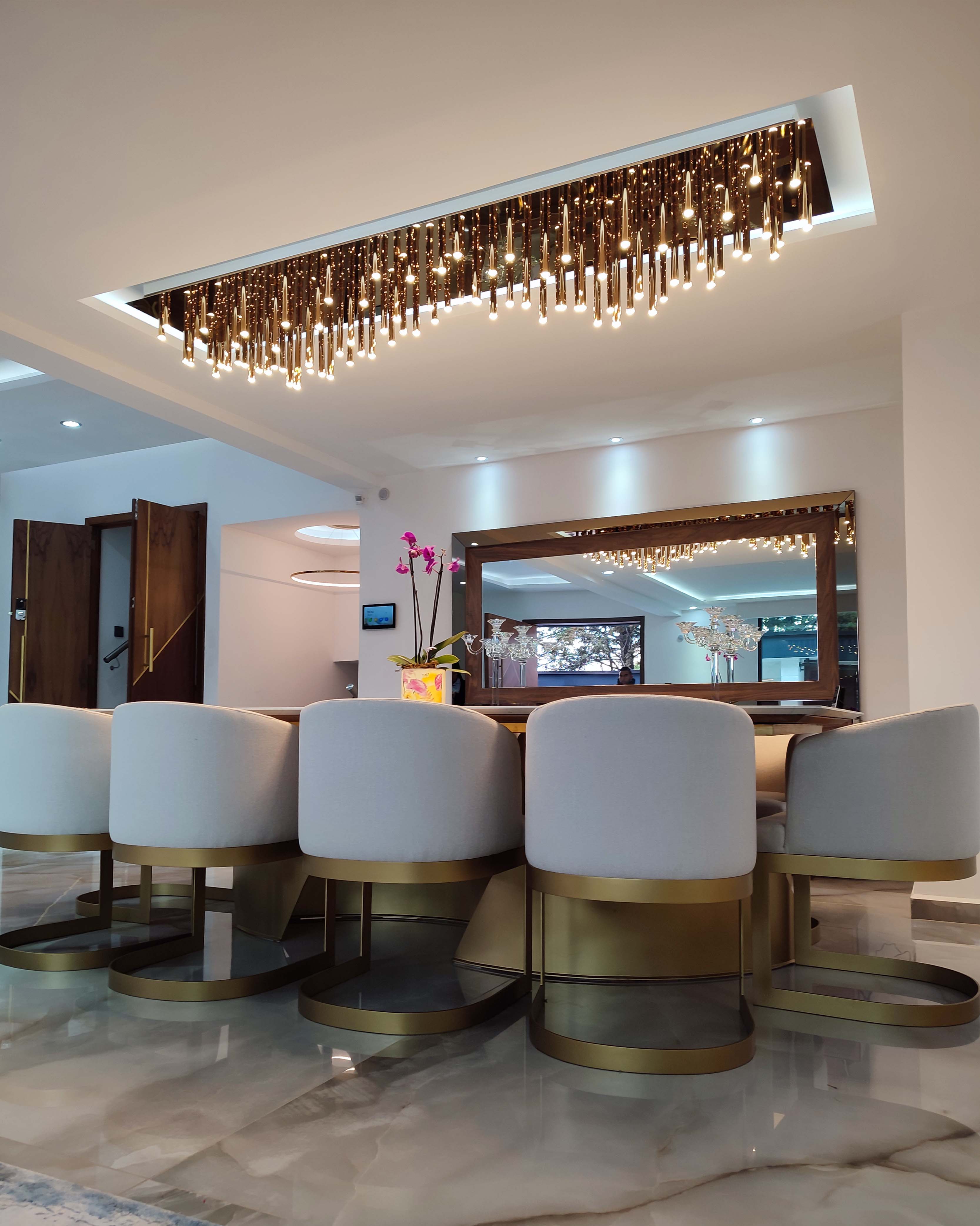 rose cooper chandelier