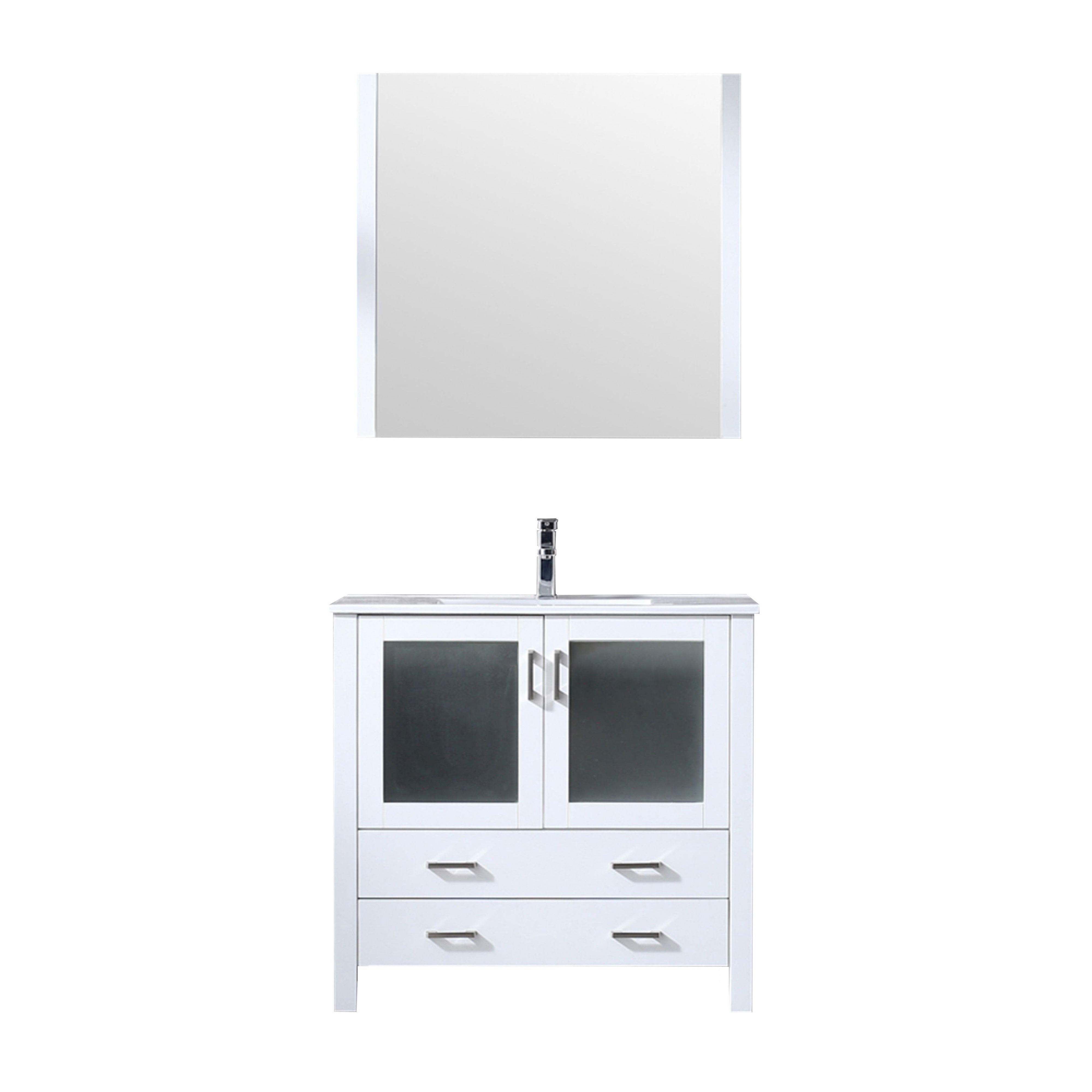 Lexora Volez 36 in W x 18.25 in D Bath Vanity