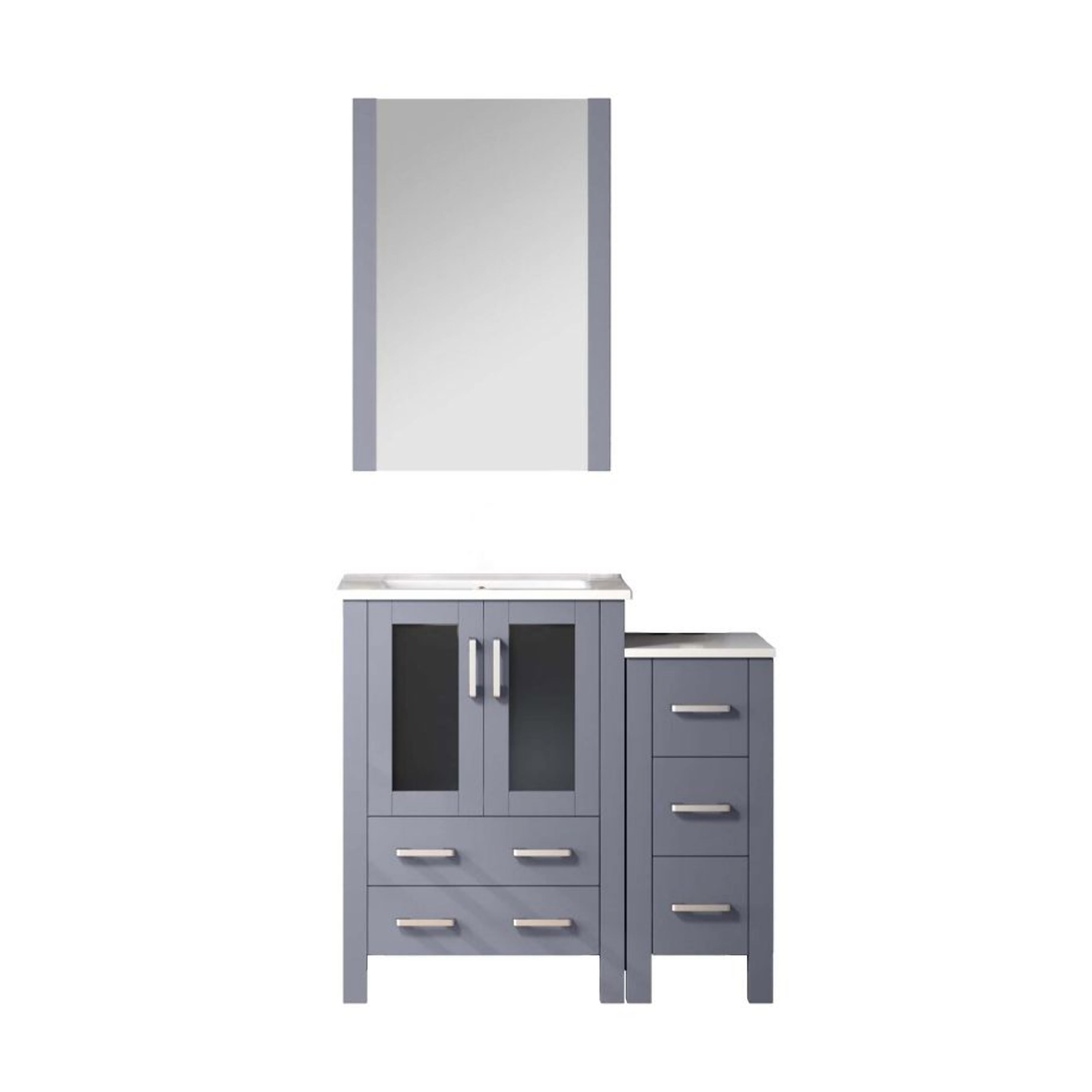 Lexora Volez 36 in W x 18.25 in D Bath Vanity