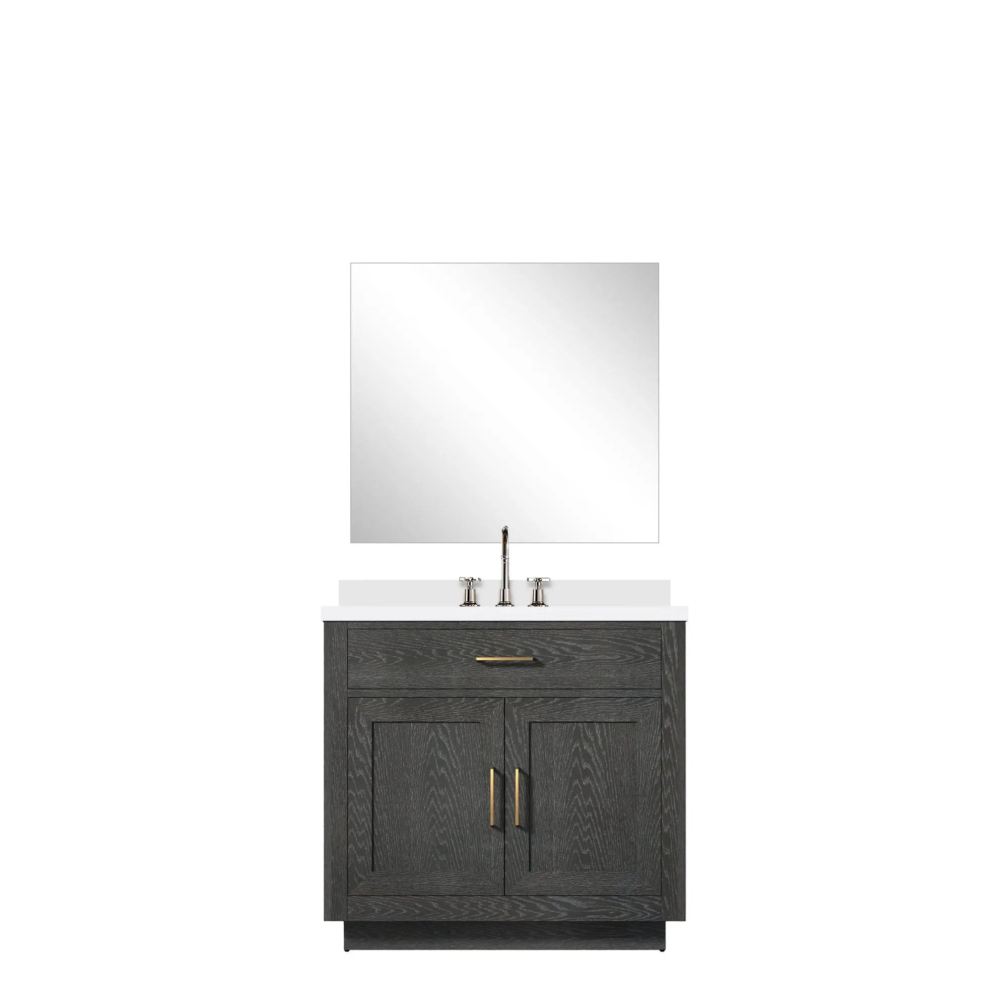 Lexora Abbey 36 in W x 22 in D Single Bath Vanity by Lexora