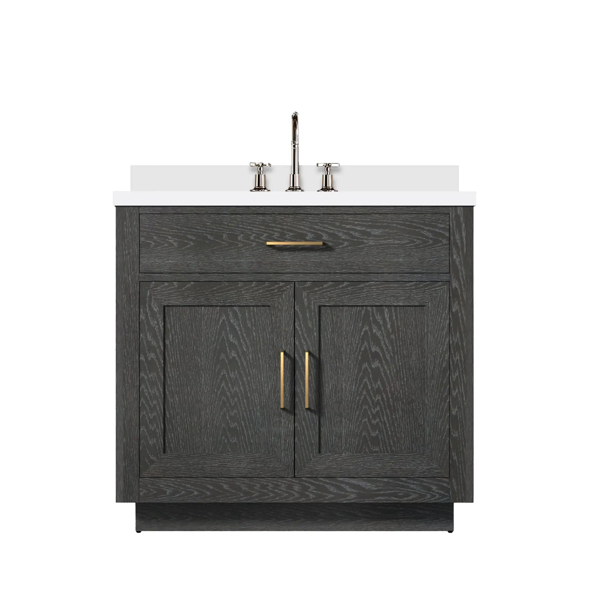 Lexora Abbey 36 in W x 22 in D Single Bath Vanity by Lexora