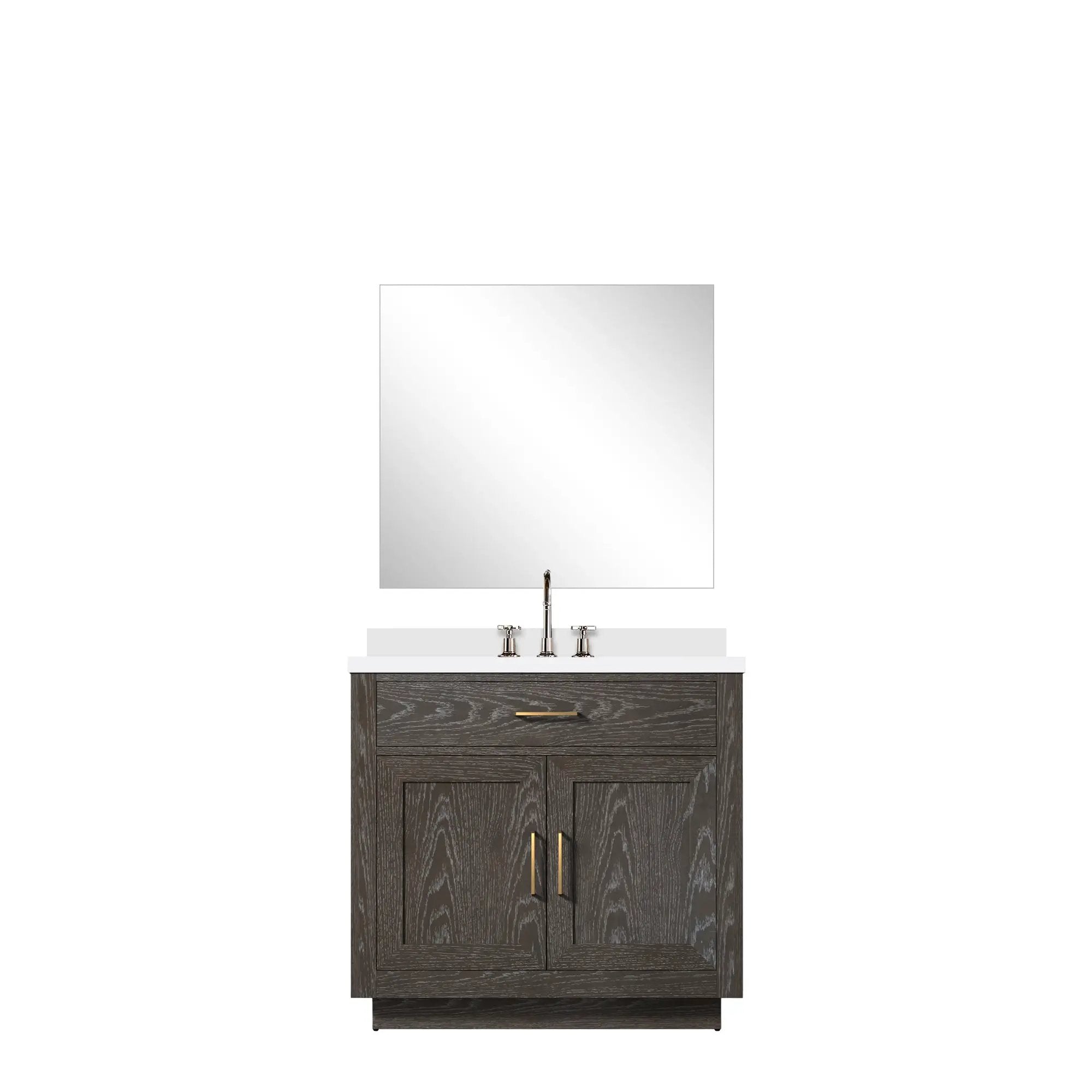 Lexora Abbey 36 in W x 22 in D Single Bath Vanity by Lexora
