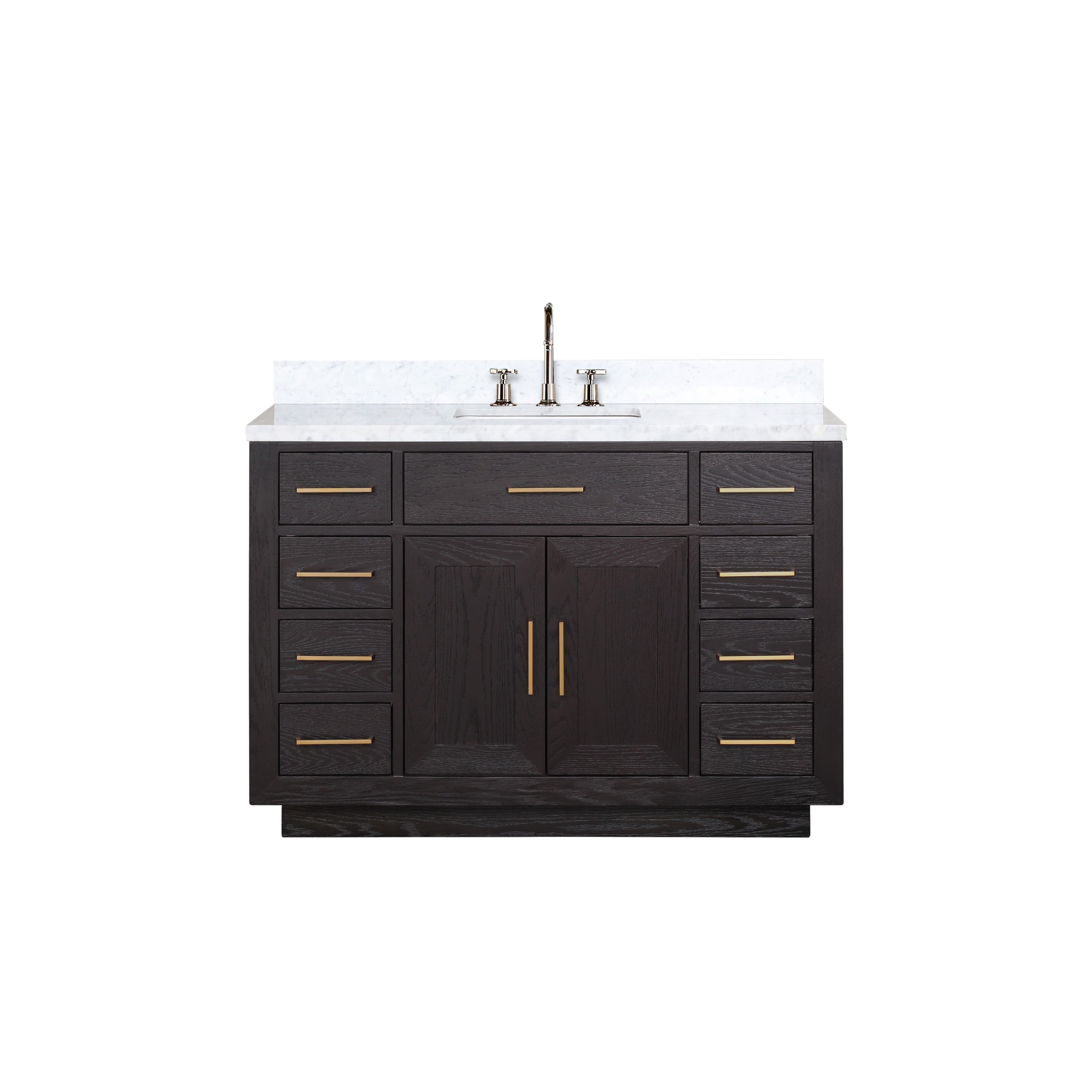 Lexora Abbey 48 in W x 22 in D Single Bath Vanity