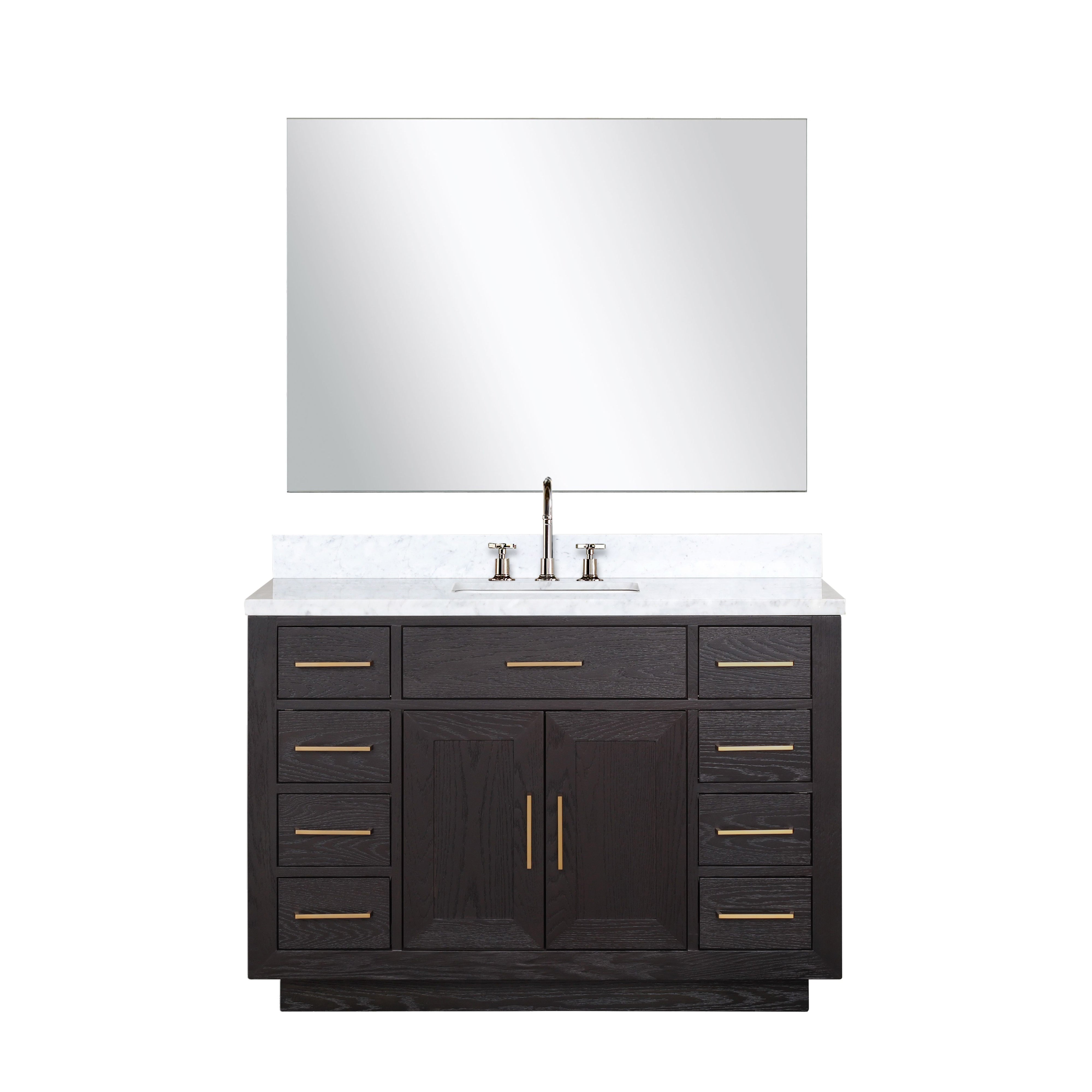 Lexora Abbey 48 in W x 22 in D Single Bath Vanity