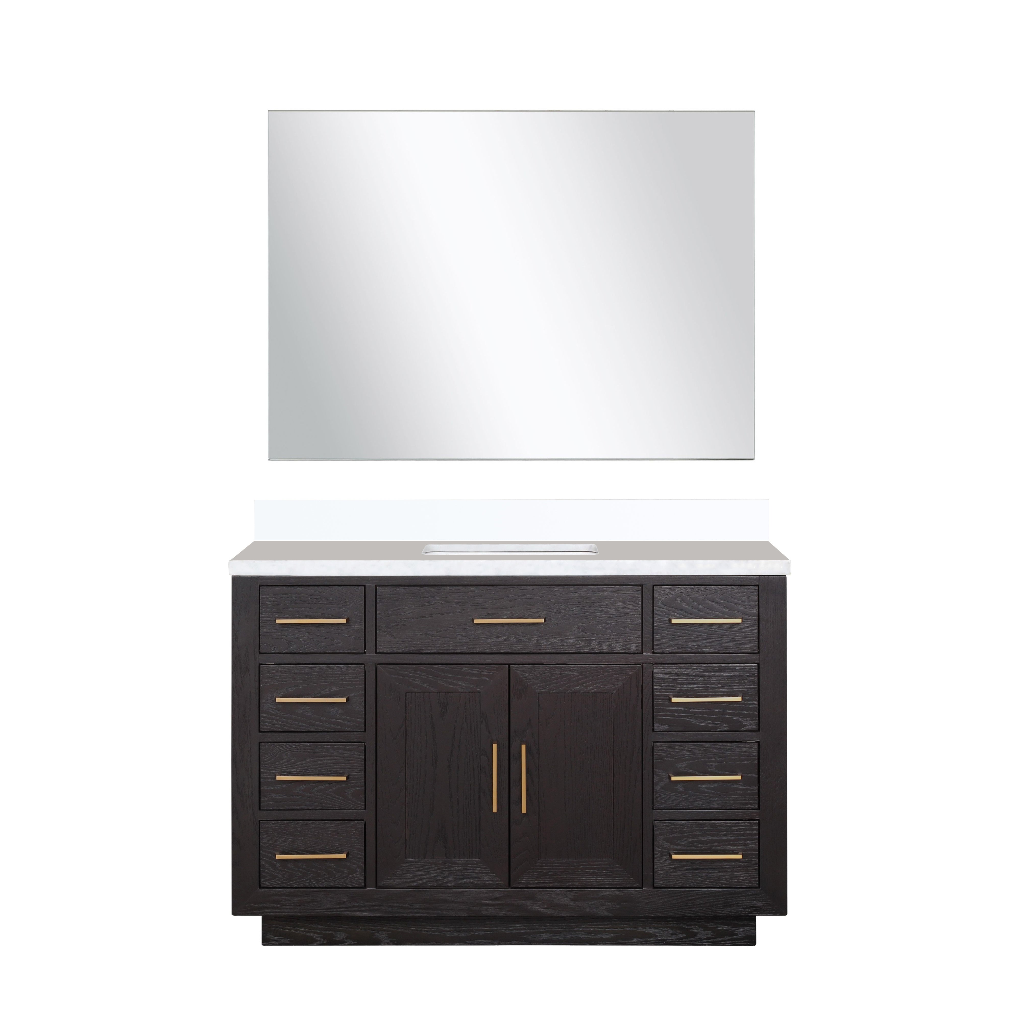 Lexora Abbey 48 in W x 22 in D Single Bath Vanity