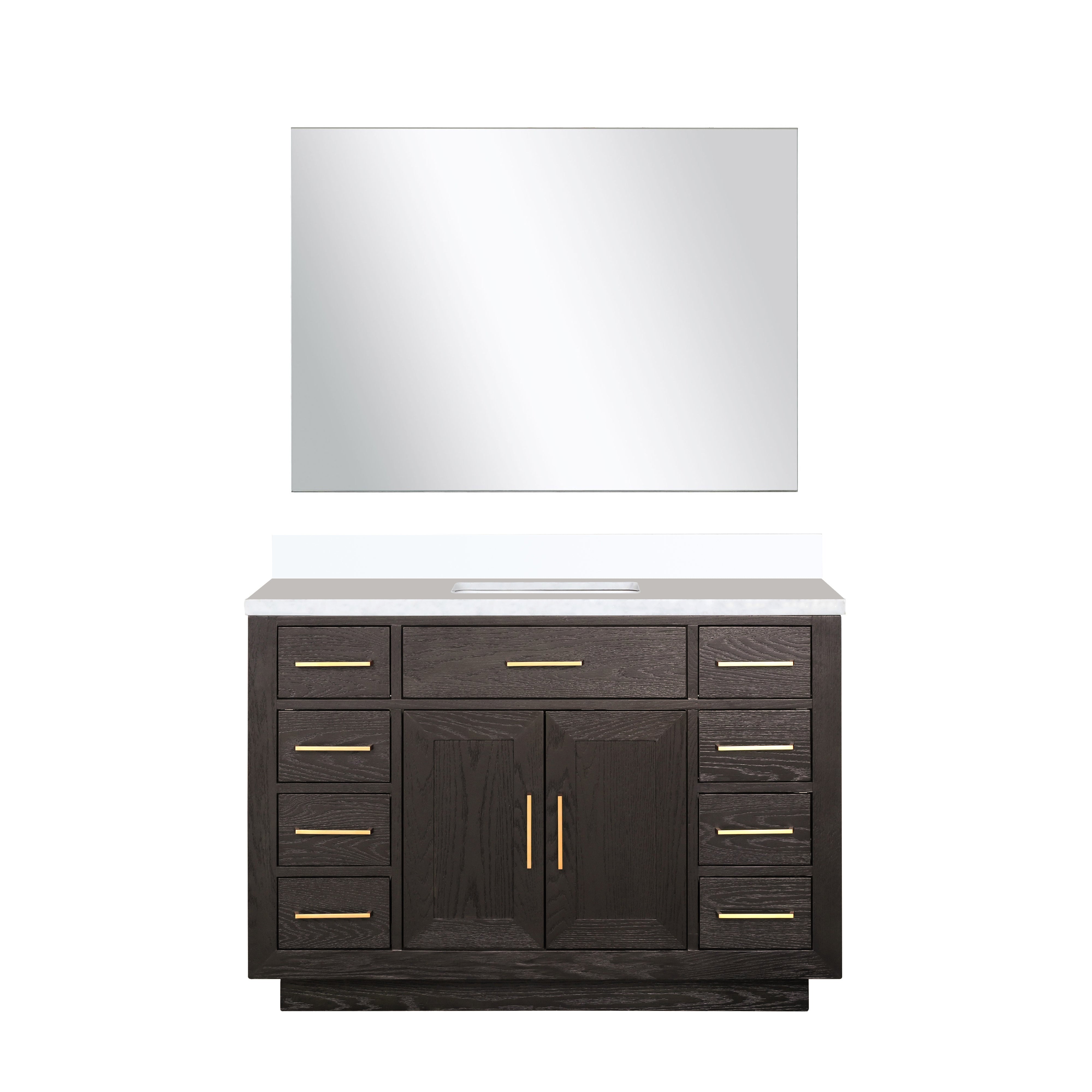 Lexora Abbey 48 in W x 22 in D Single Bath Vanity