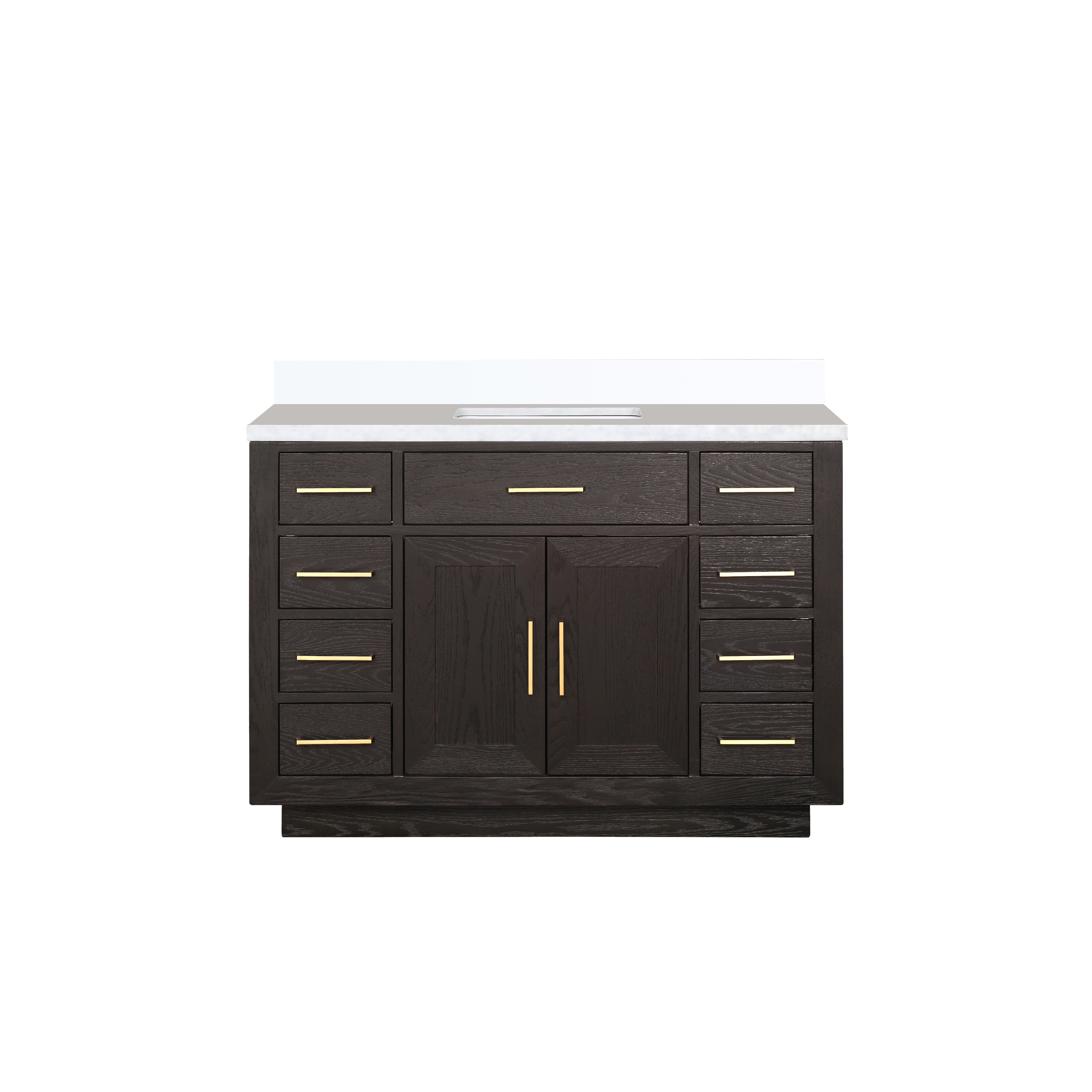 Lexora Abbey 48 in W x 22 in D Single Bath Vanity