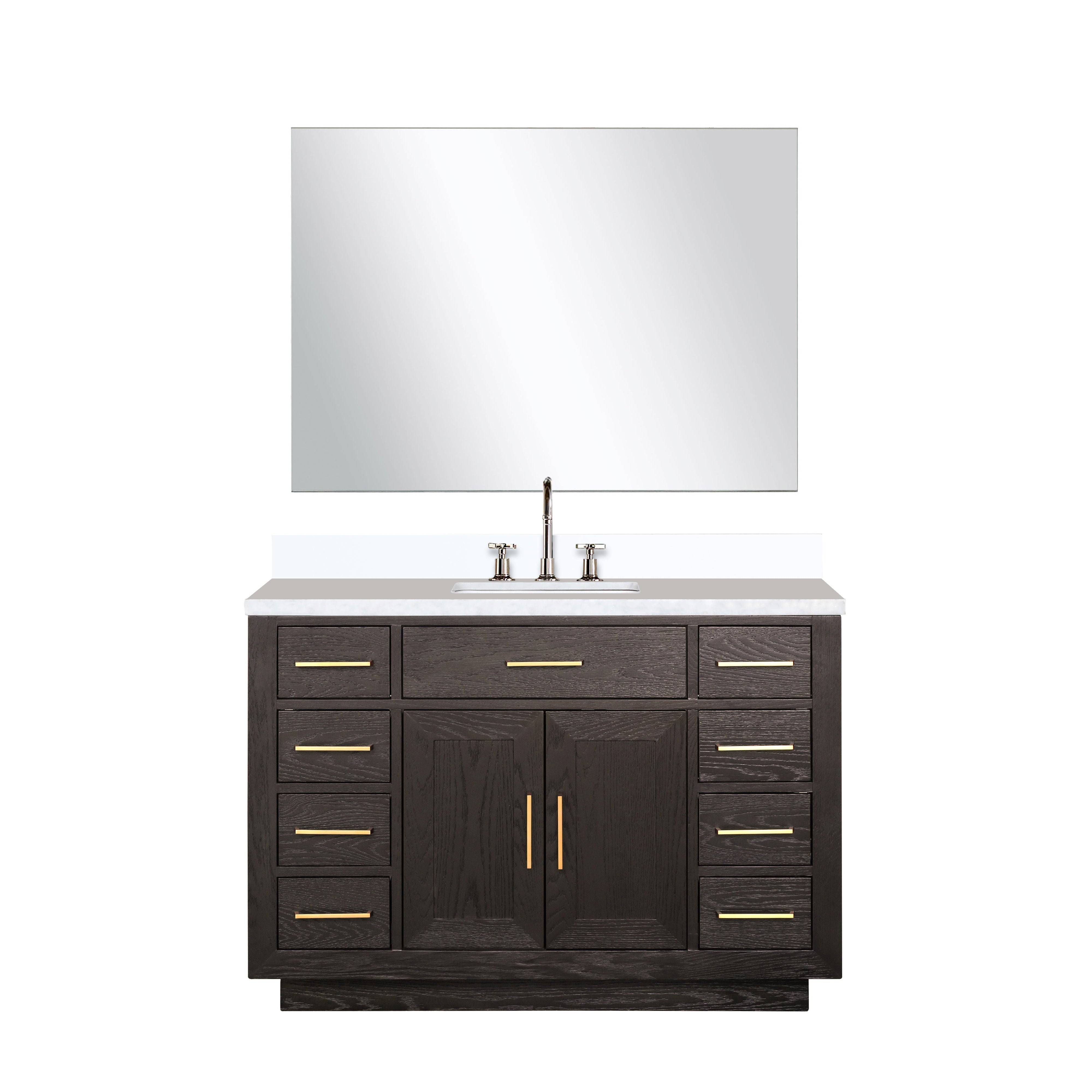 Lexora Abbey 48 in W x 22 in D Single Bath Vanity