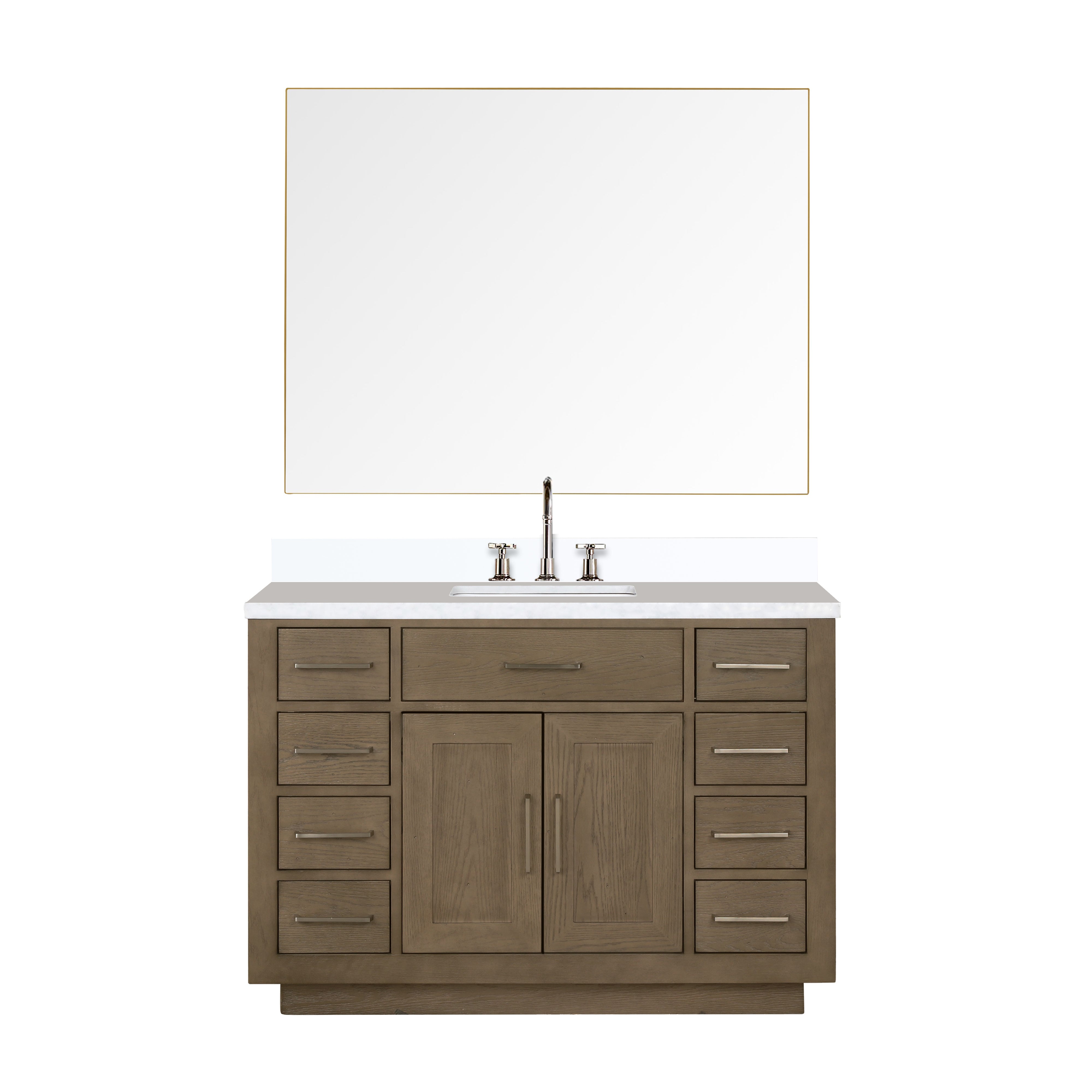 Lexora Abbey 48 in W x 22 in D Single Bath Vanity