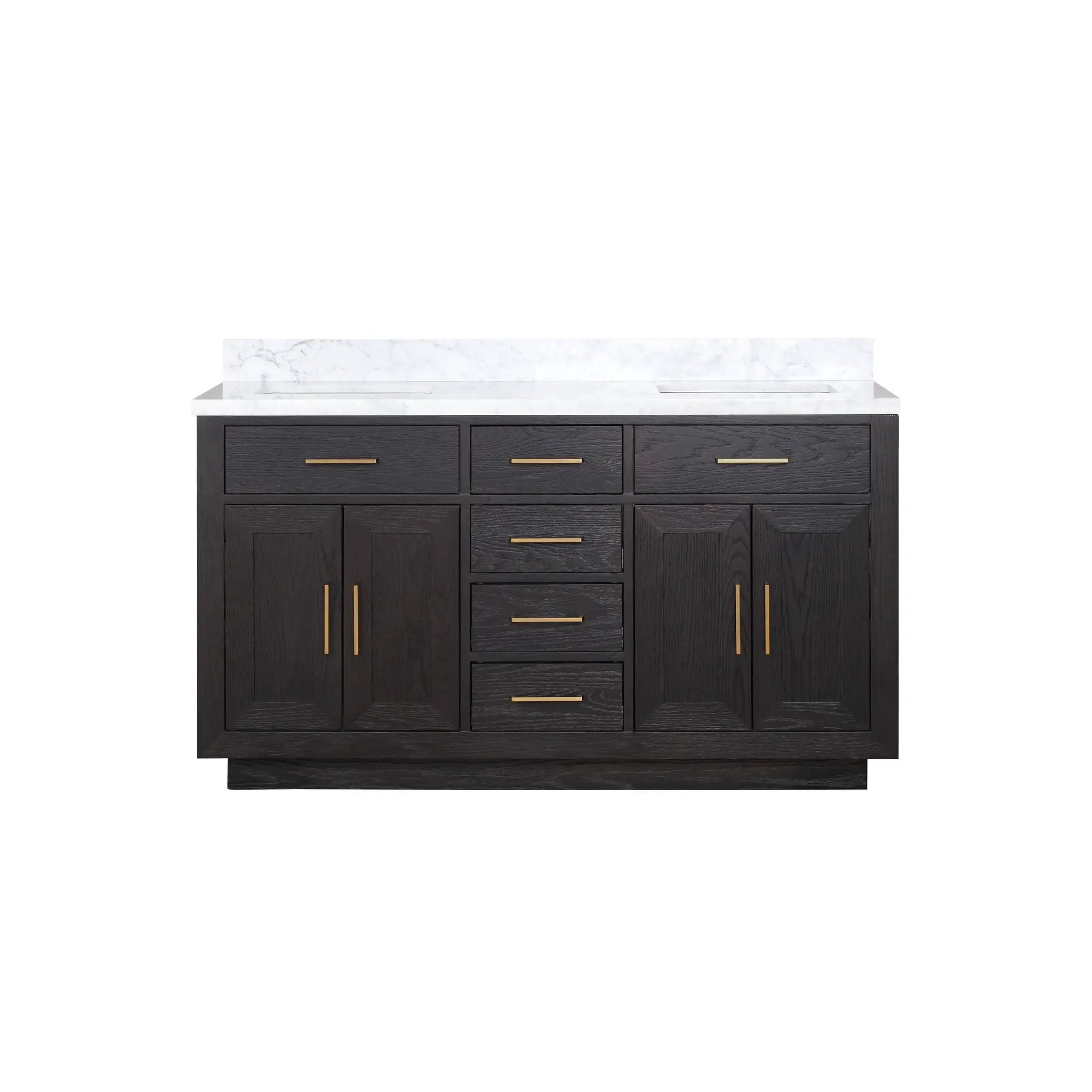 Lexora Abbey 60 in W x 22 in D Double Bath Vanity by Lexora