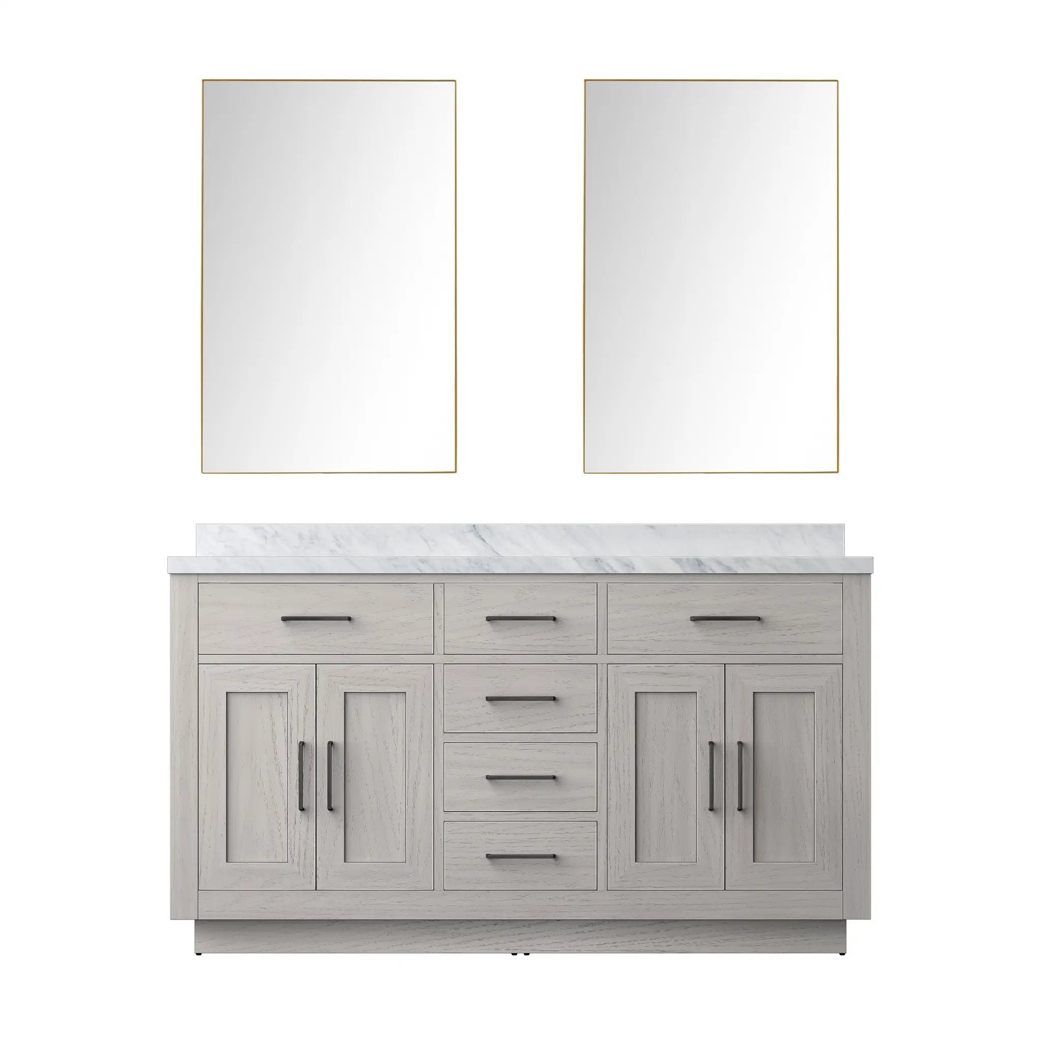 Lexora Abbey 60 in W x 22 in D Double Bath Vanity by Lexora