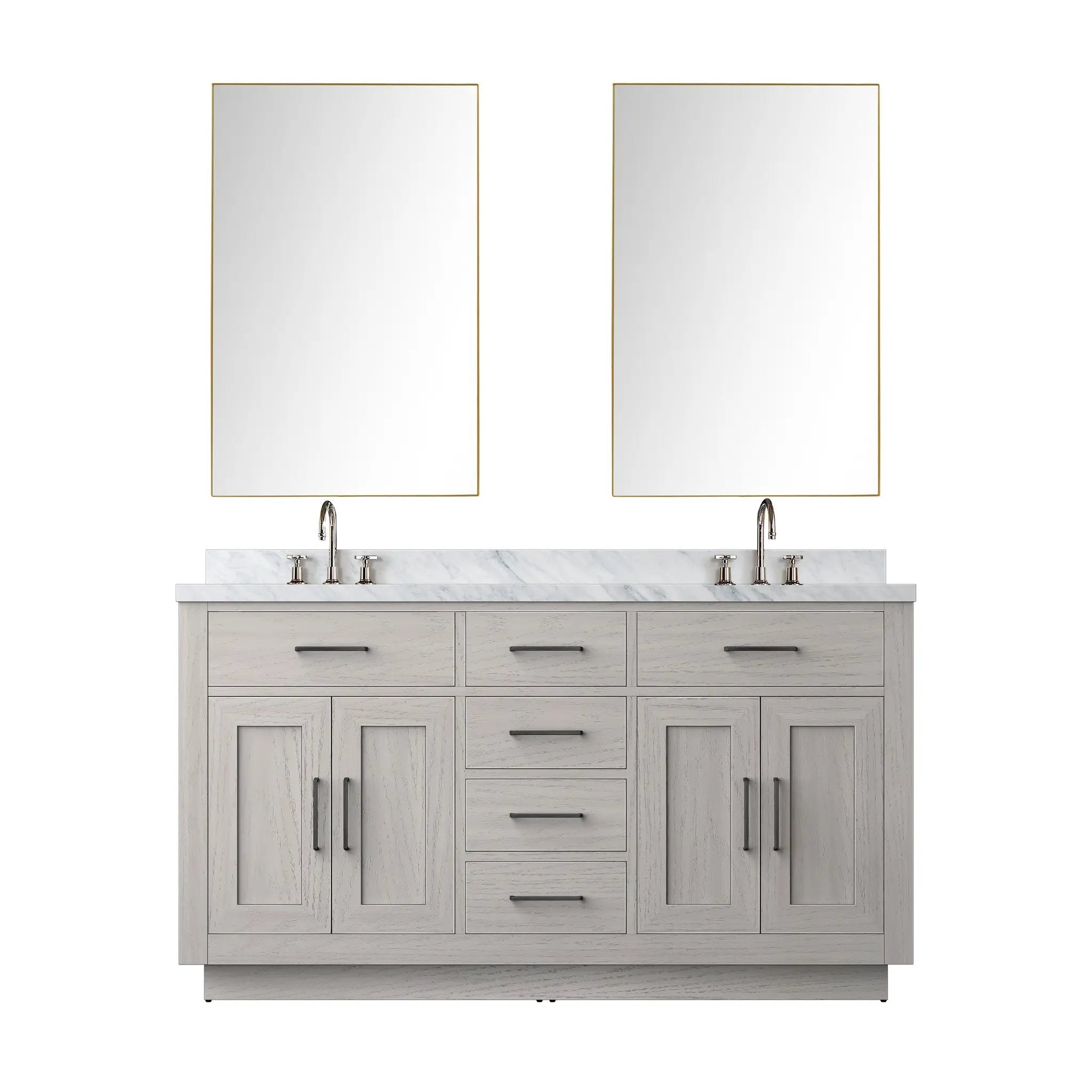 Lexora Abbey 60 in W x 22 in D Double Bath Vanity by Lexora