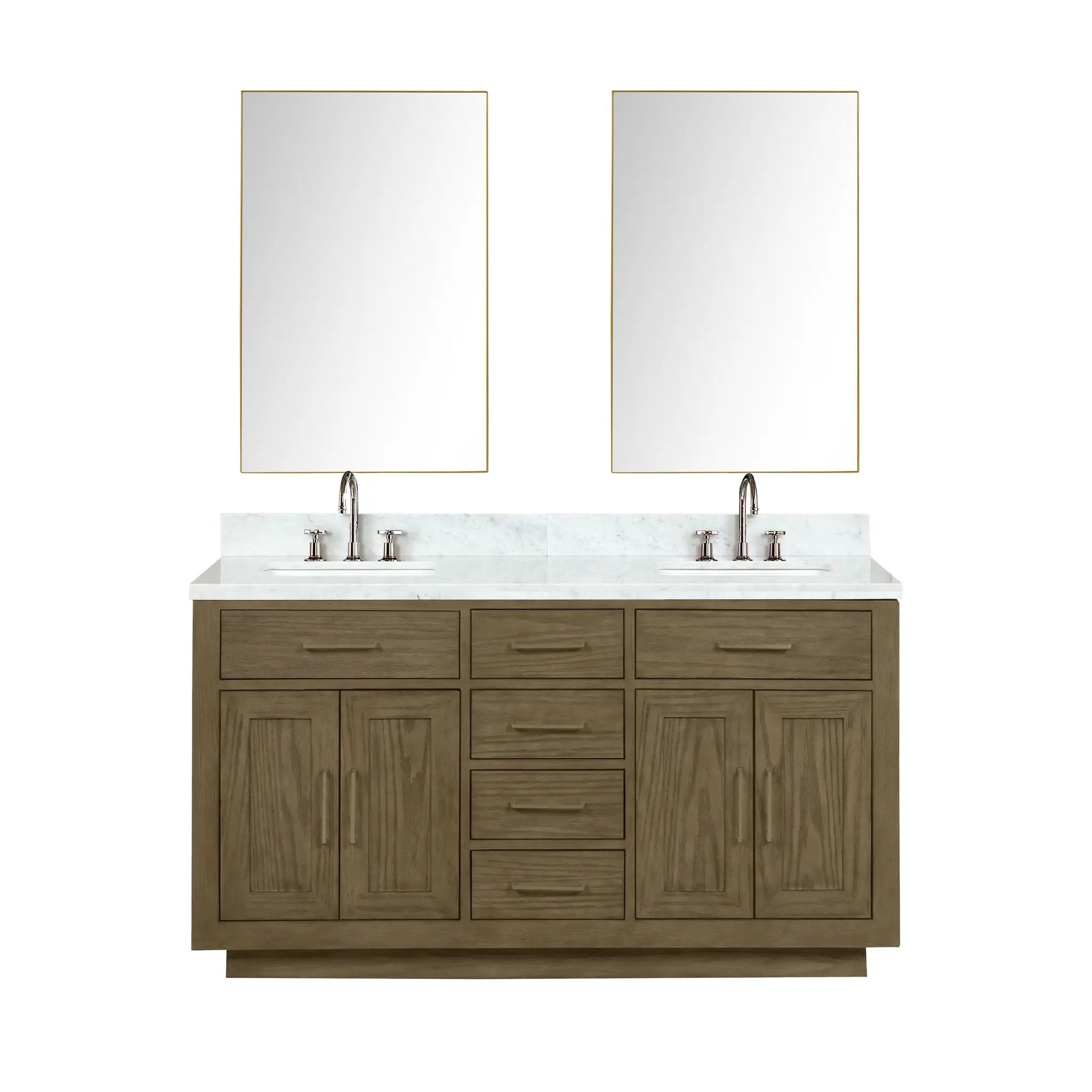 Lexora Abbey 60 in W x 22 in D Double Bath Vanity by Lexora