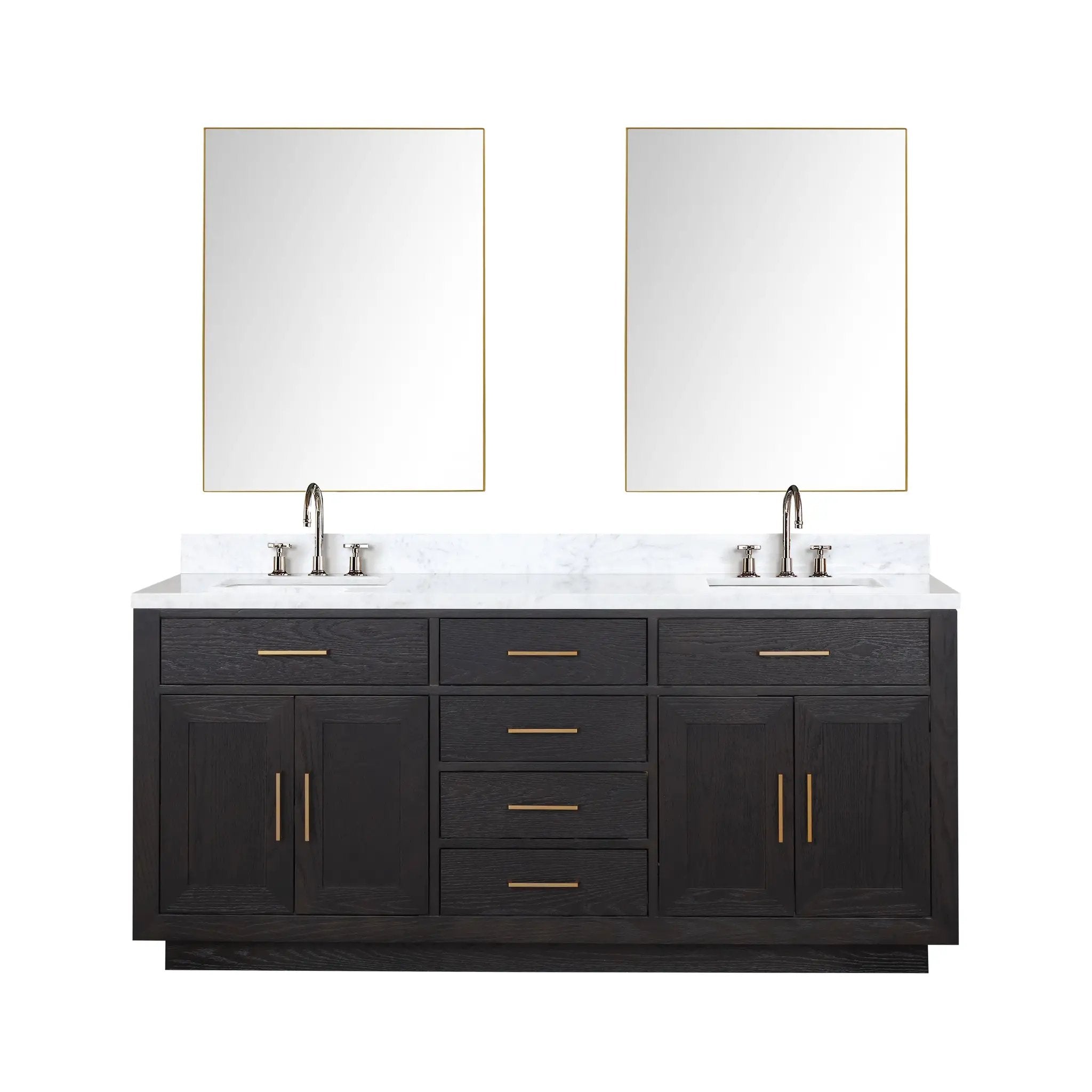 Lexora Abbey 72 in W x 22 in D Double Bath Vanity by Lexora
