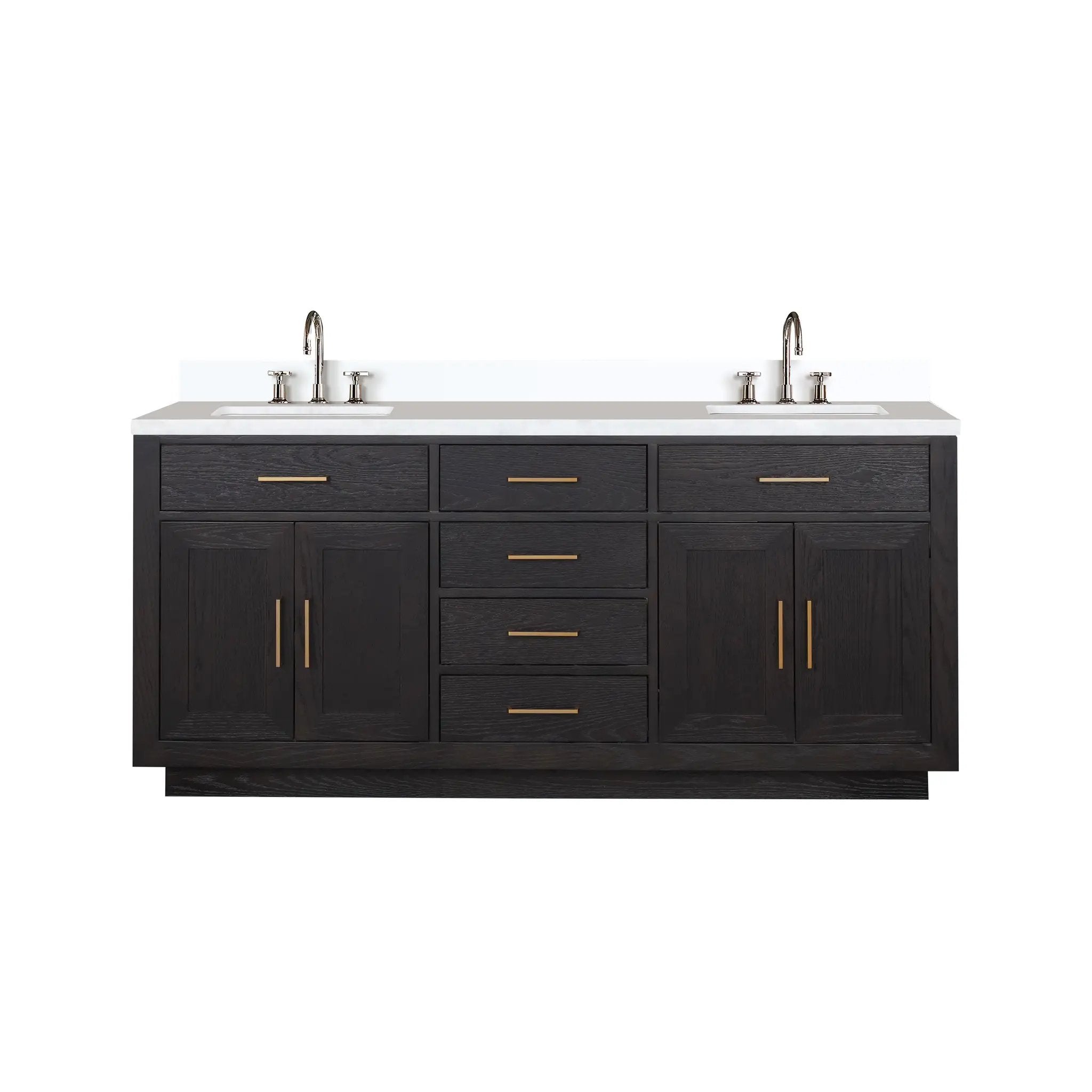 Lexora Abbey 72 in W x 22 in D Double Bath Vanity by Lexora